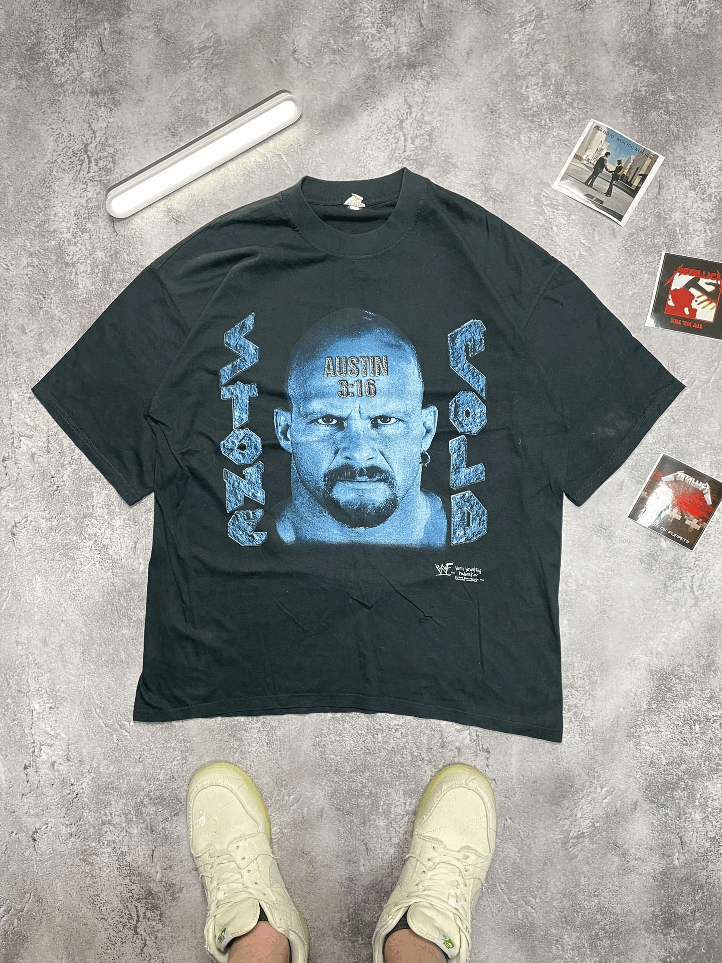 Vtg 98 Wwf Stone Cold 3 16 Bad To Bronz Y2k Archive Tee Hoodie, Sweatshirt | PodTeesHub.com