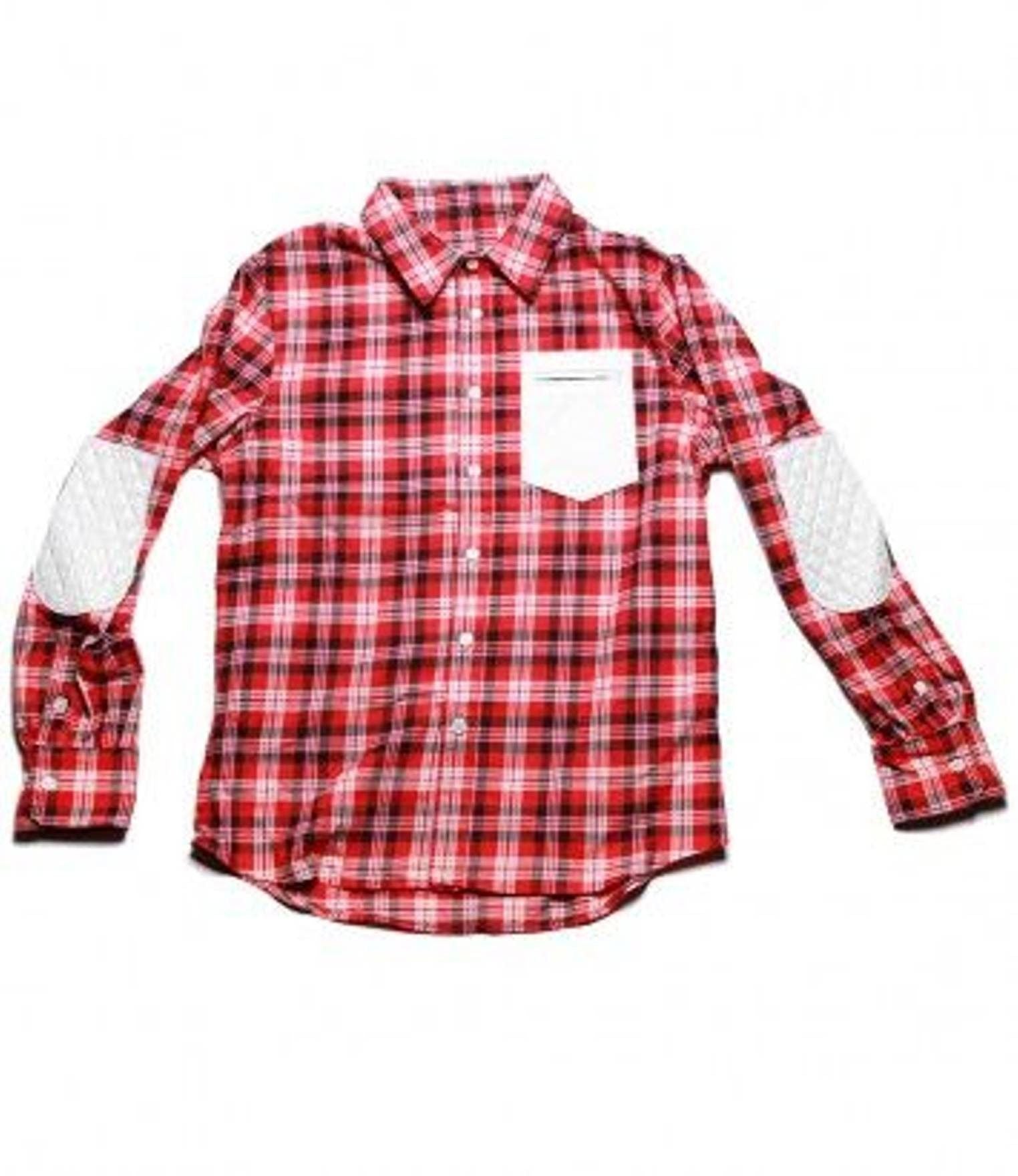 Grungy Gentlemen Leather Detailed Flannel Shirt Hoodie, Sweatshirt | PodTeesHub.com