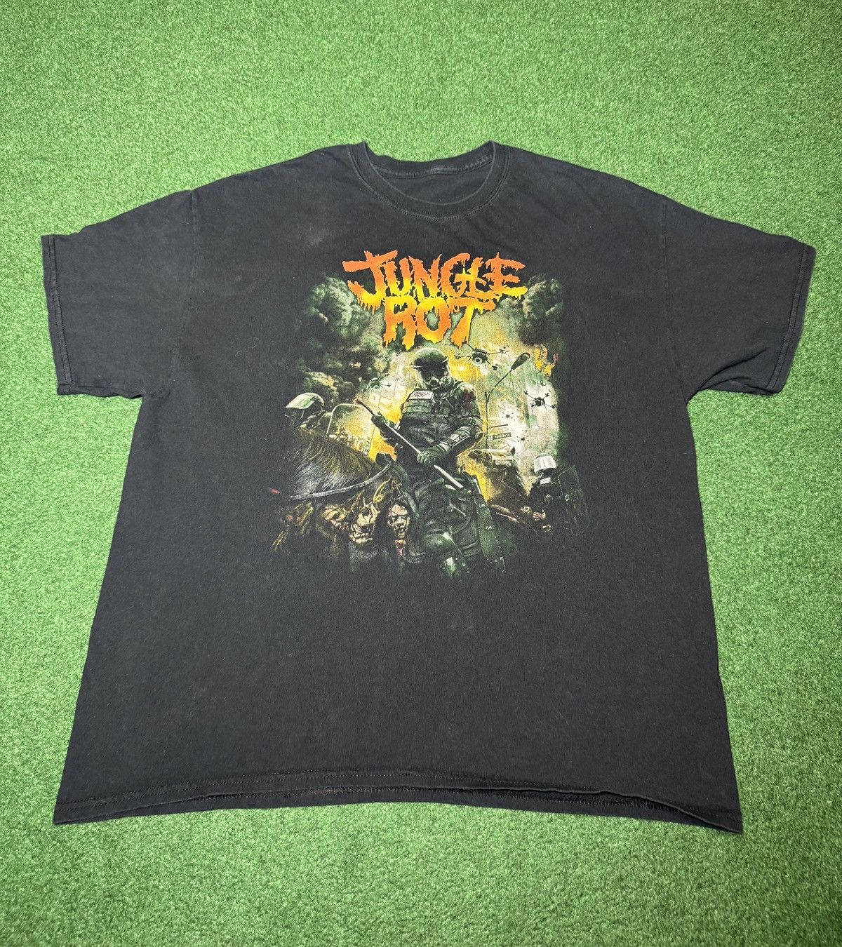 Band Tees Jungle Rot Order Will Prevail Death Metal Xl Y2k T Shirt Hoodie, Sweatshirt | PodTeesHub.com