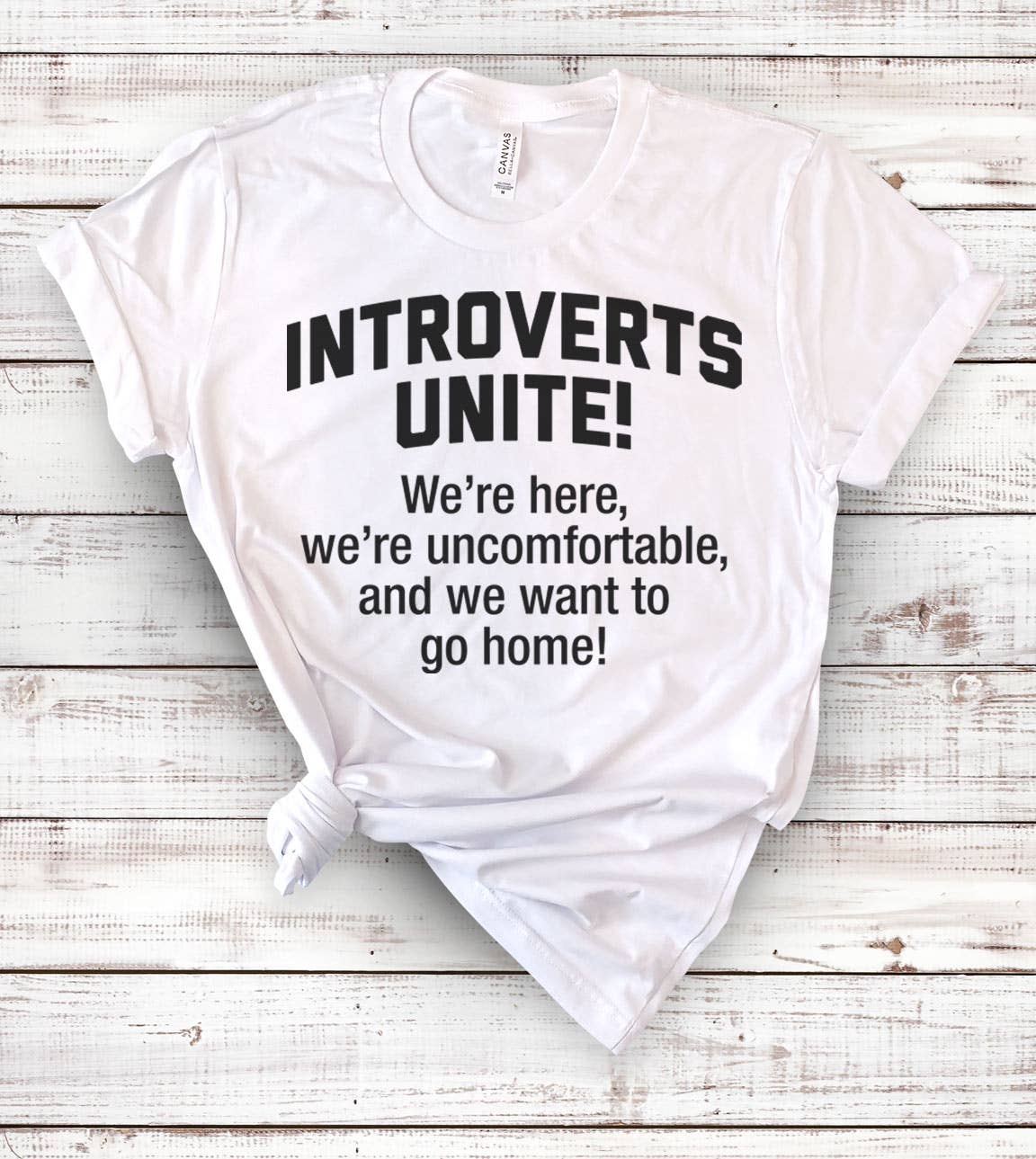 Introverts Unite - Fun Sassy Cute Nerd Introvert T-Shirt Hoodie, Sweatshirt | PodTeesHub.com