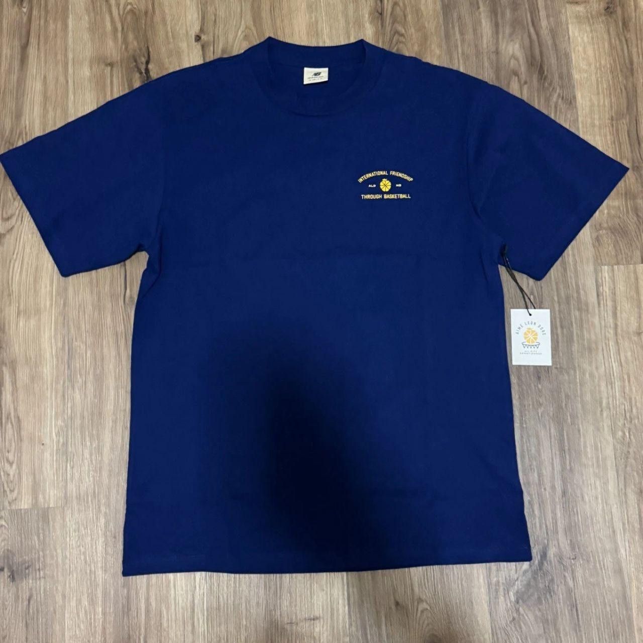 New Balance Aime Leon Dore X New Balance Sonny Ny Tee Beacon Blue Medium Hoodie, Sweatshirt | PodTeesHub.com