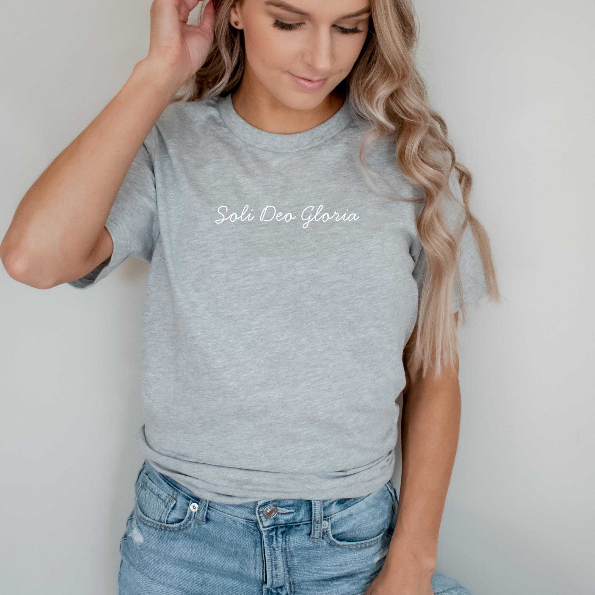 Soli Deo Gloria Women's Christian Graphic T-Shirt Hoodie, Sweatshirt | PodTeesHub.com
