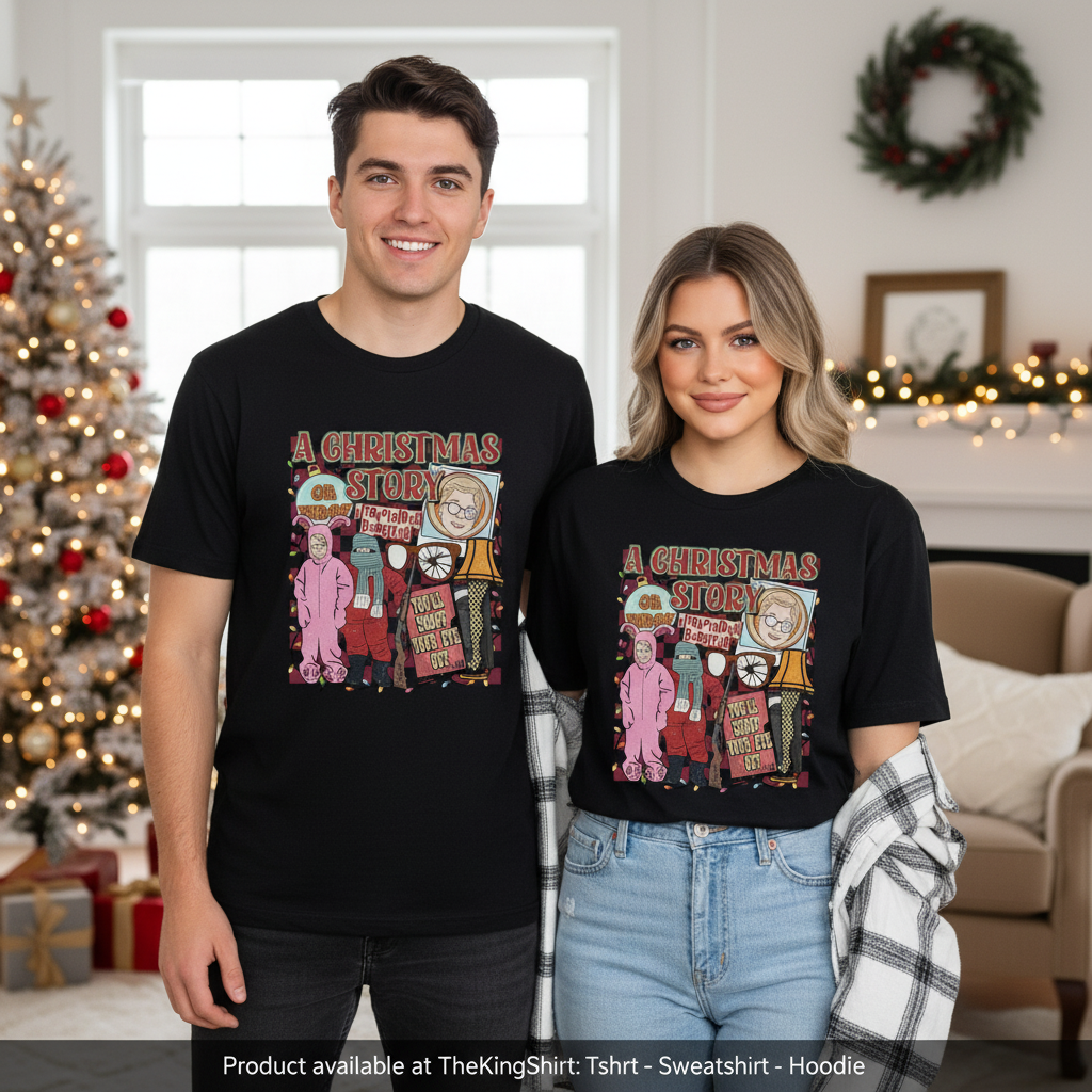 A Christmas Story Quote Sweatshirt - Holiday Movie Tee Hoodie | PodTeesHub.com