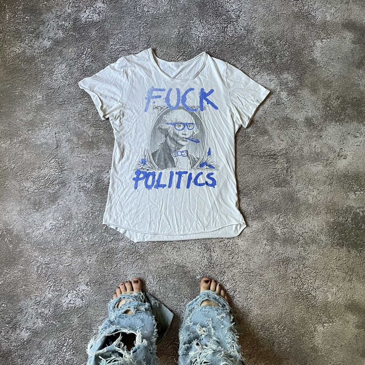 Vintage Y2k Adult Fuck Politics Face Opium Funny Tee Hoodie, Sweatshirt | PodTeesHub.com