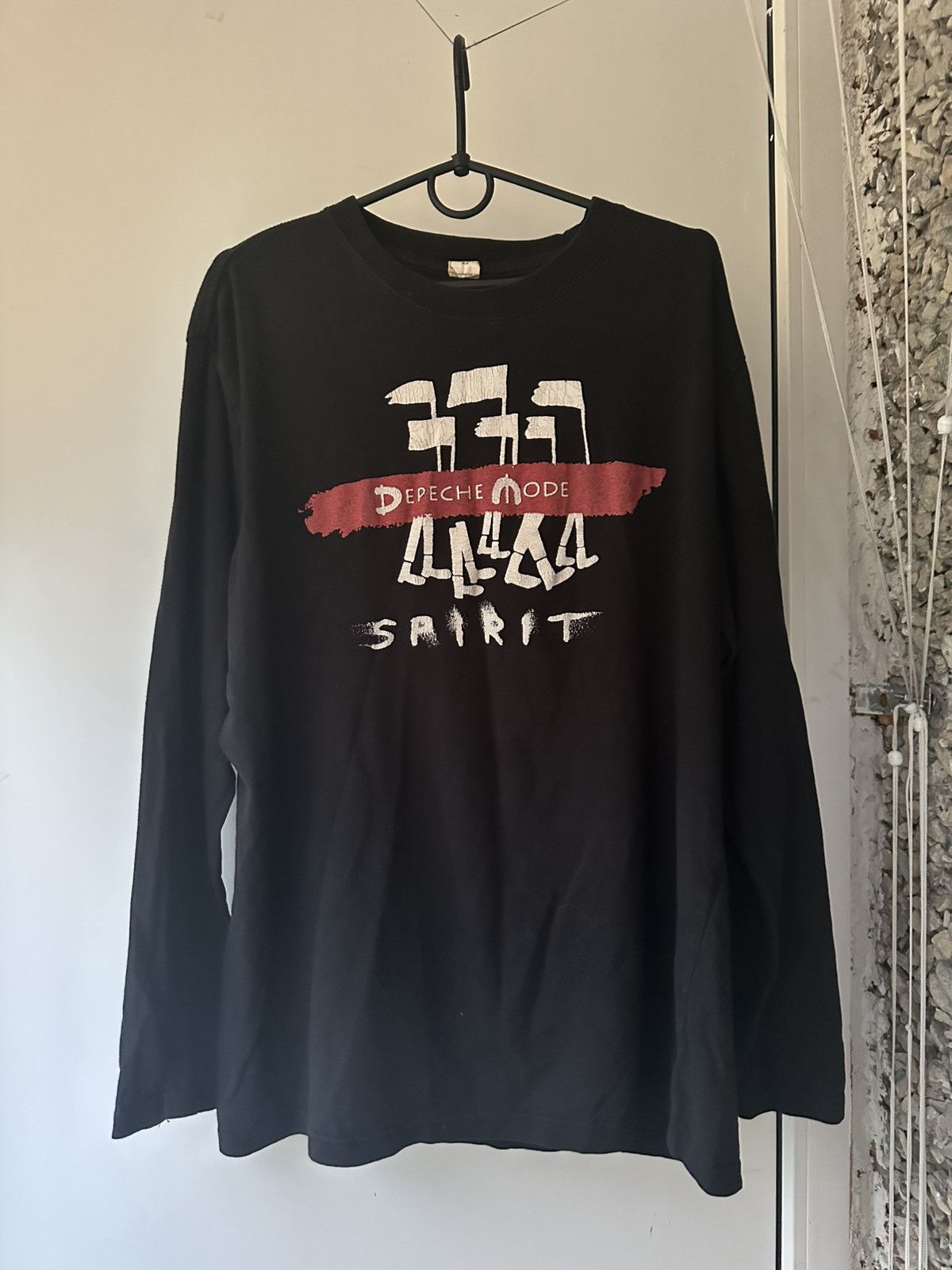 Band Tees Vintage Depeche Mode Spirit Band Tee Punk Rock T Shirt Long Hoodie, Sweatshirt | PodTeesHub.com