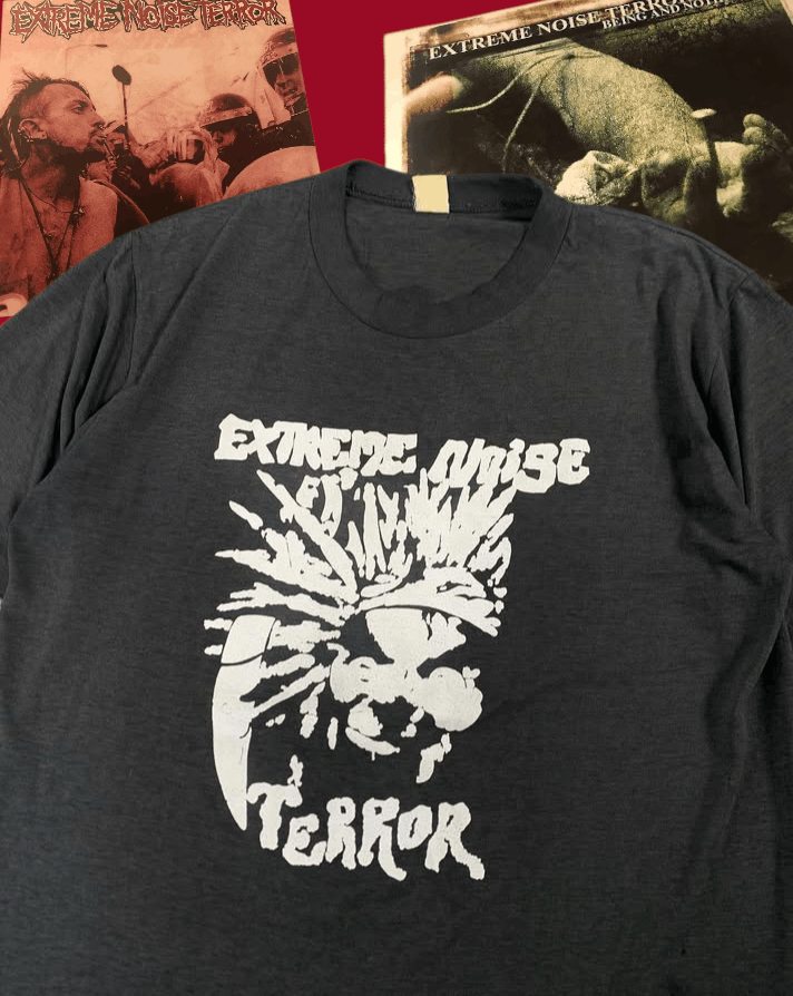 Band Tees Vintage 80 S Extreme Noise Terror Crust Punk Tee Hoodie, Sweatshirt | PodTeesHub.com
