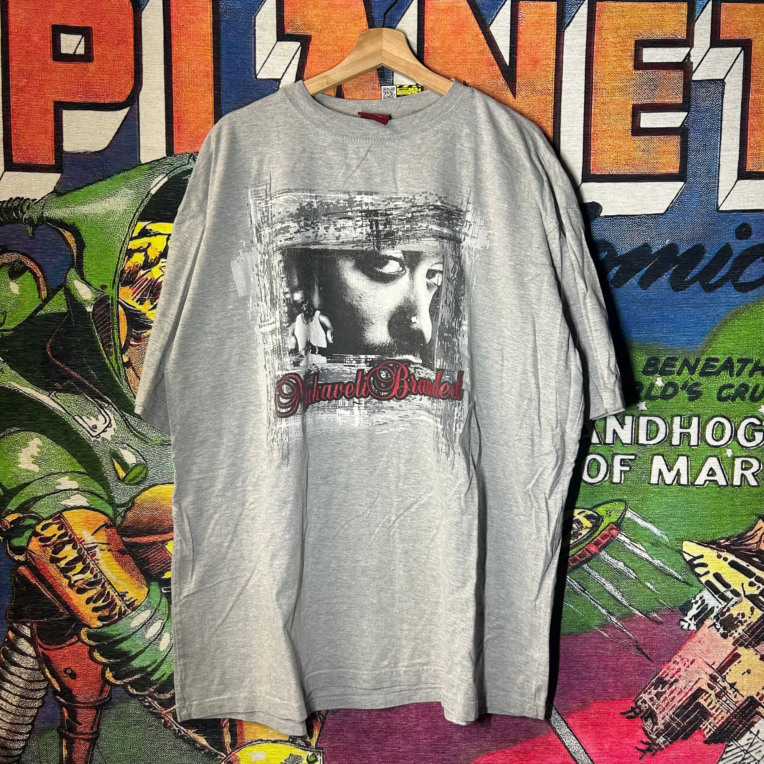 Vintage Y2k Makaveli Branded Tupac Shakur Tee Size 2xl Hoodie, Sweatshirt | PodTeesHub.com