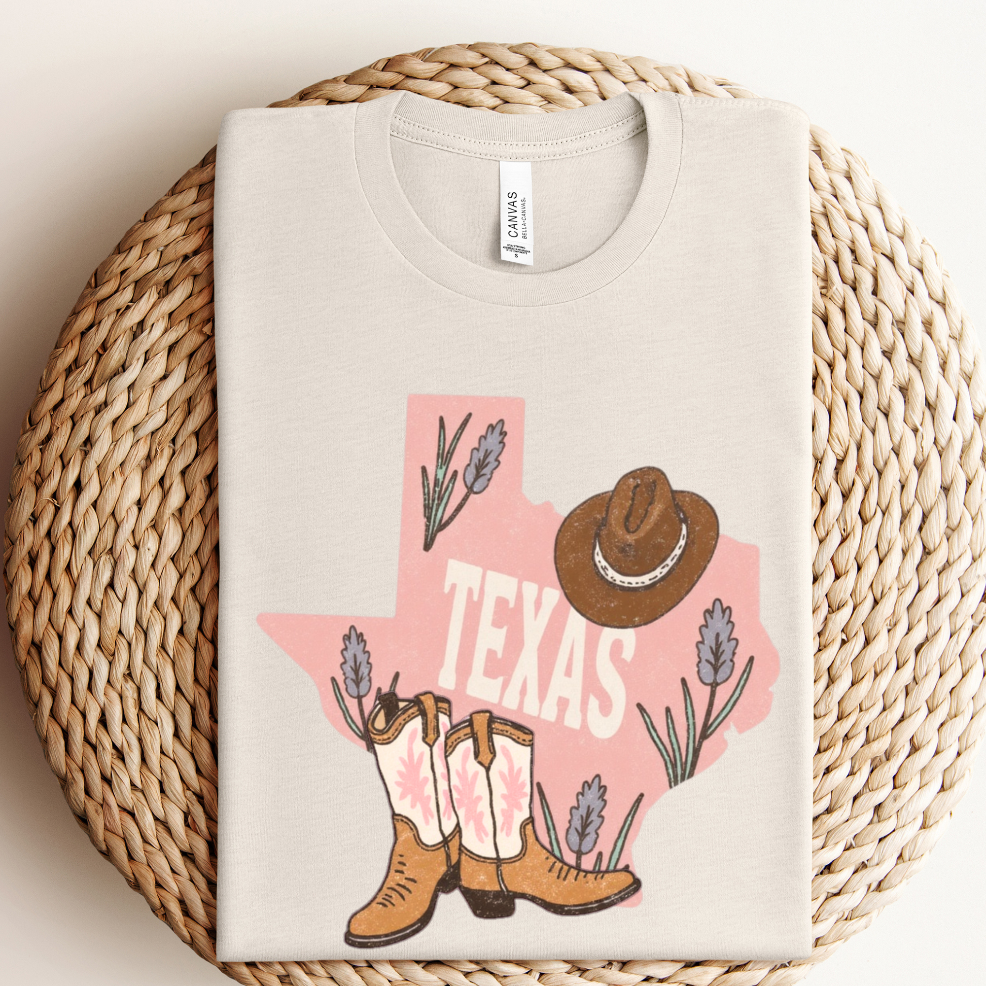 Texas Floral Graphic Tee Hoodie, Sweatshirt | PodTeesHub.com