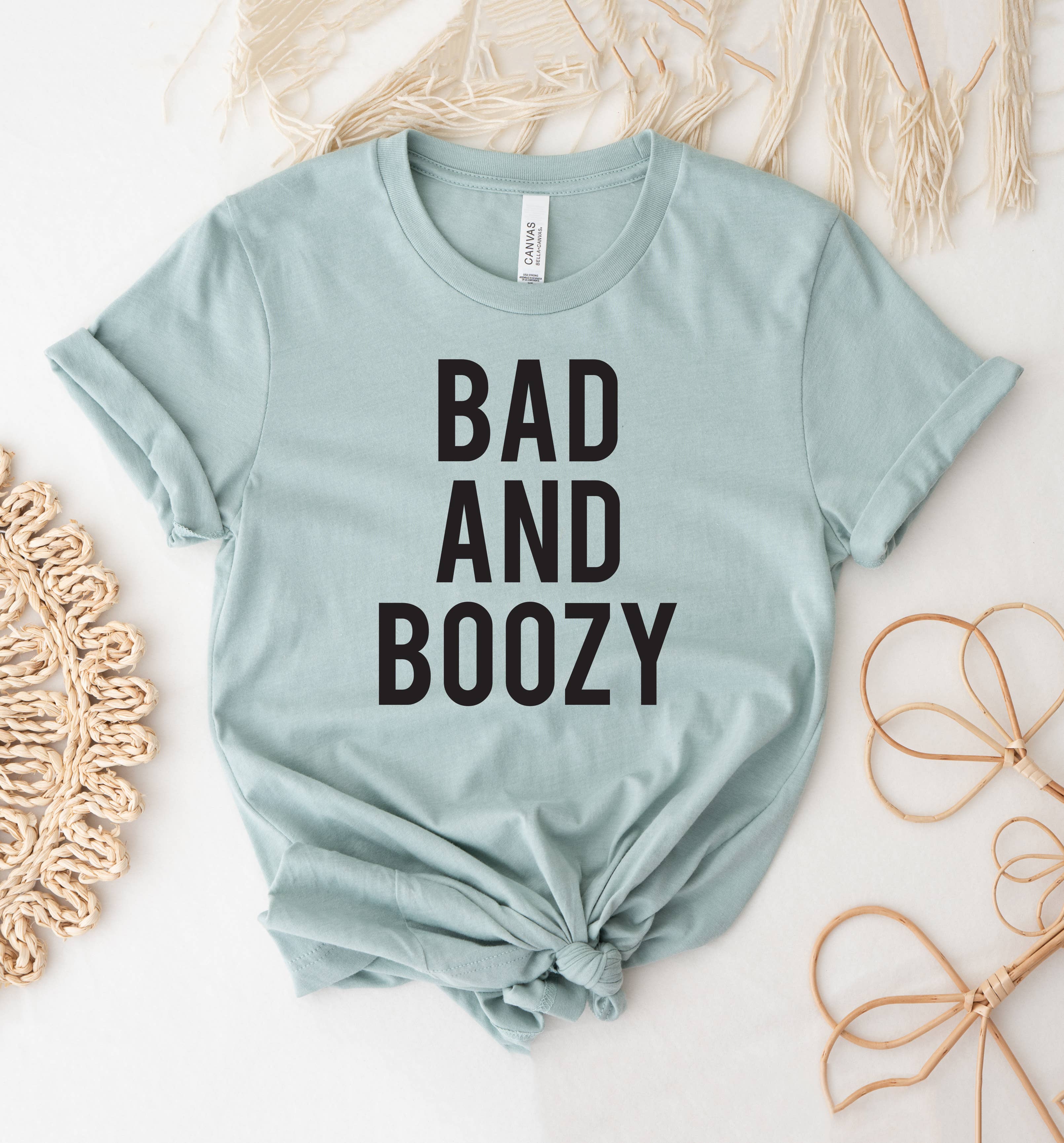 Bad and Boozy T-Shirt Hoodie, Sweatshirt | PodTeesHub.com