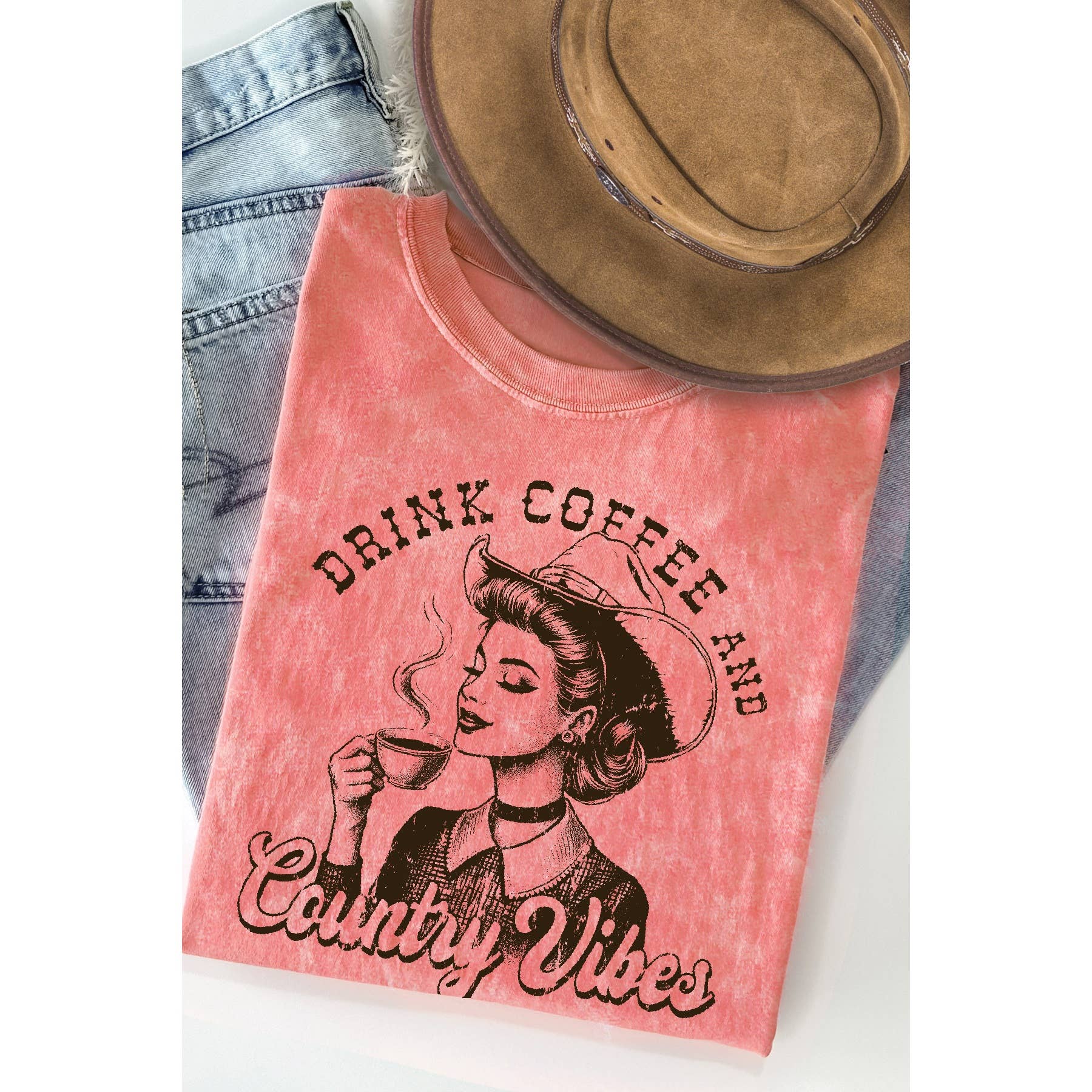 Country Vibes - Mineral Wash T Shirt Hoodie, Sweatshirt | PodTeesHub.com