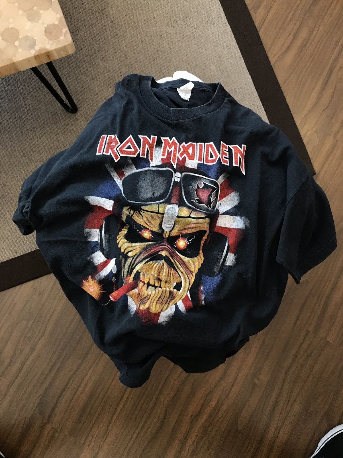 Iron Maiden X Vintage Tee Shirt Ironmaiden Hoodie, Sweatshirt | PodTeesHub.com