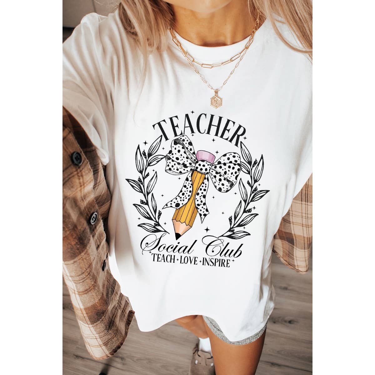 Teacher Vintage Graphic Oversized Tee Hoodie, Sweatshirt | PodTeesHub.com