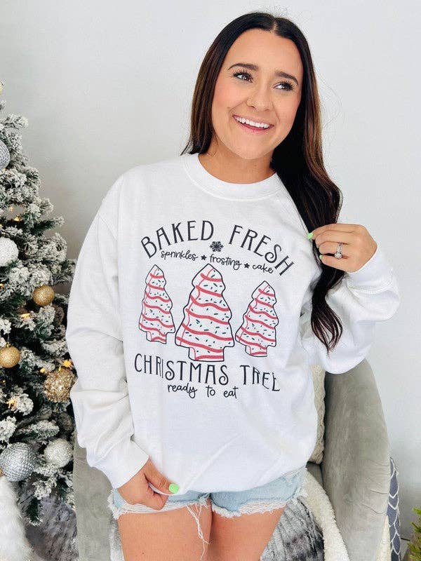 Baked Fresh Christmas Tree Cake's Trio Sweatshirt T-Shirts, Hoodie | PodTeesHub.com