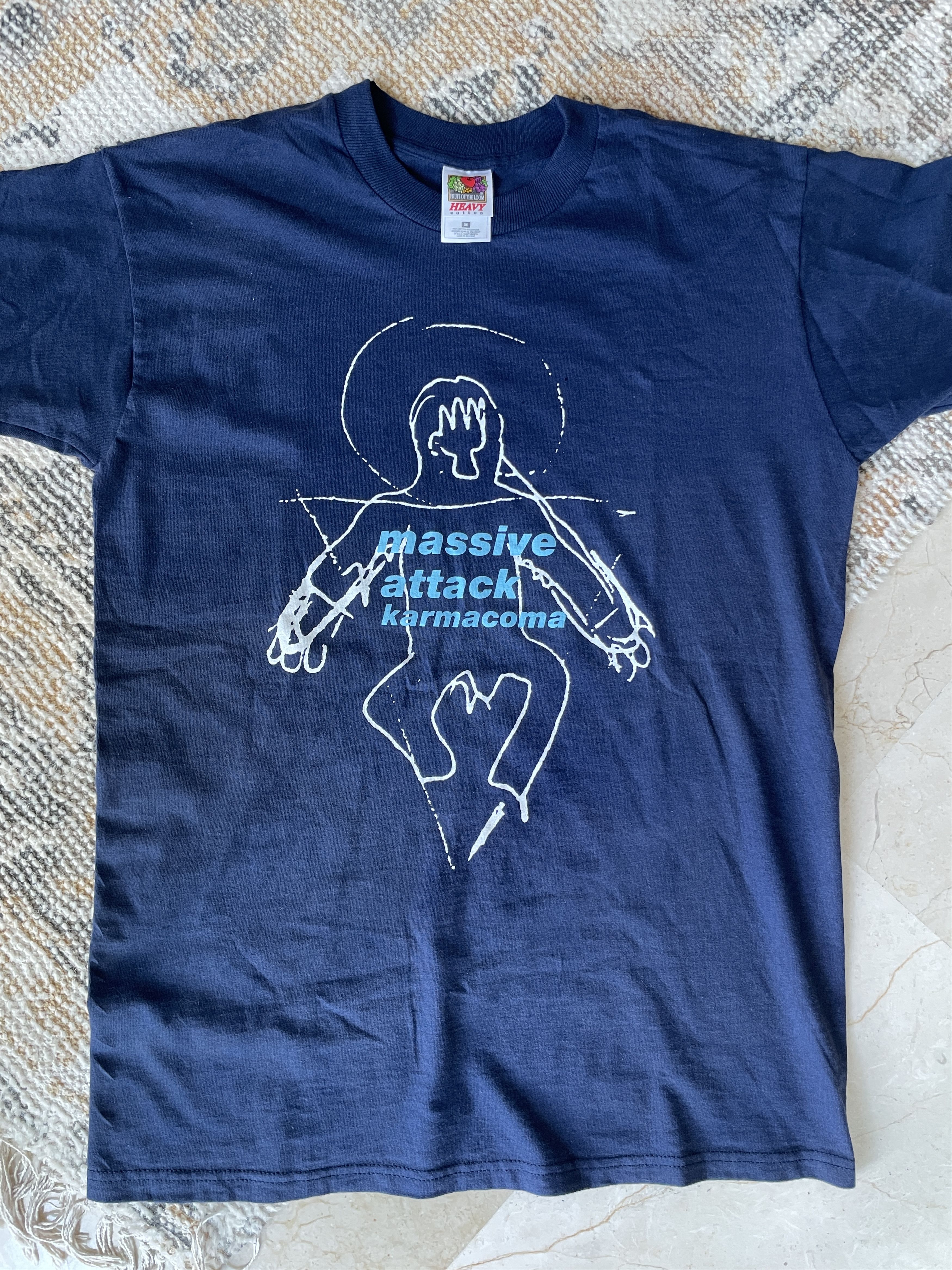 Vintage Massive Attack Karmacoma Shirt Hoodie, Sweatshirt | PodTeesHub.com
