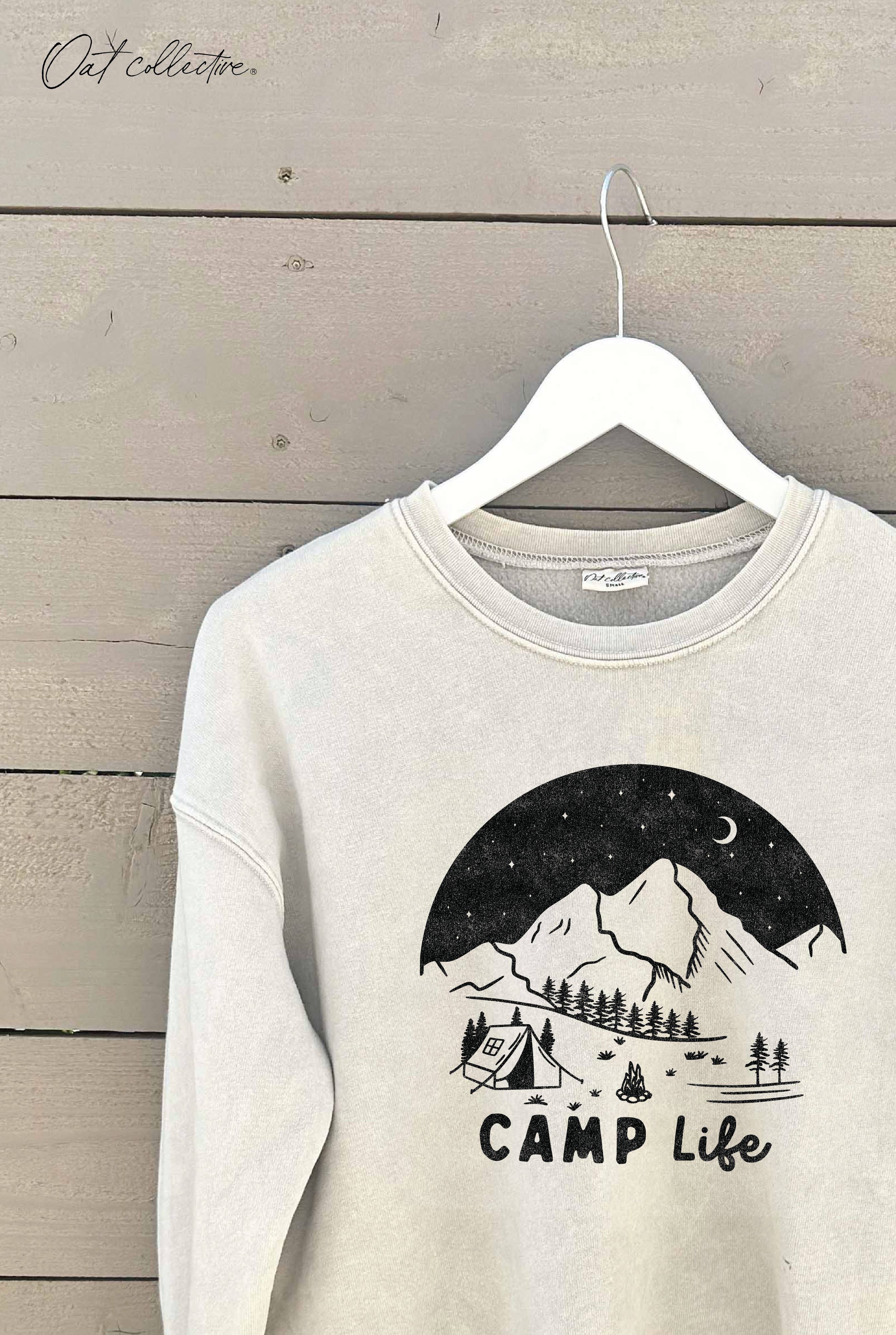Camp Life  Mineral Graphic Sweatshirt T-Shirts, Hoodie | PodTeesHub.com
