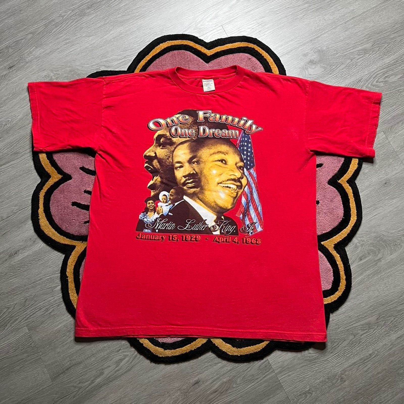 Vintage Martin Luther King Double Sided Graphic Rap T Shirt Hoodie, Sweatshirt | PodTeesHub.com