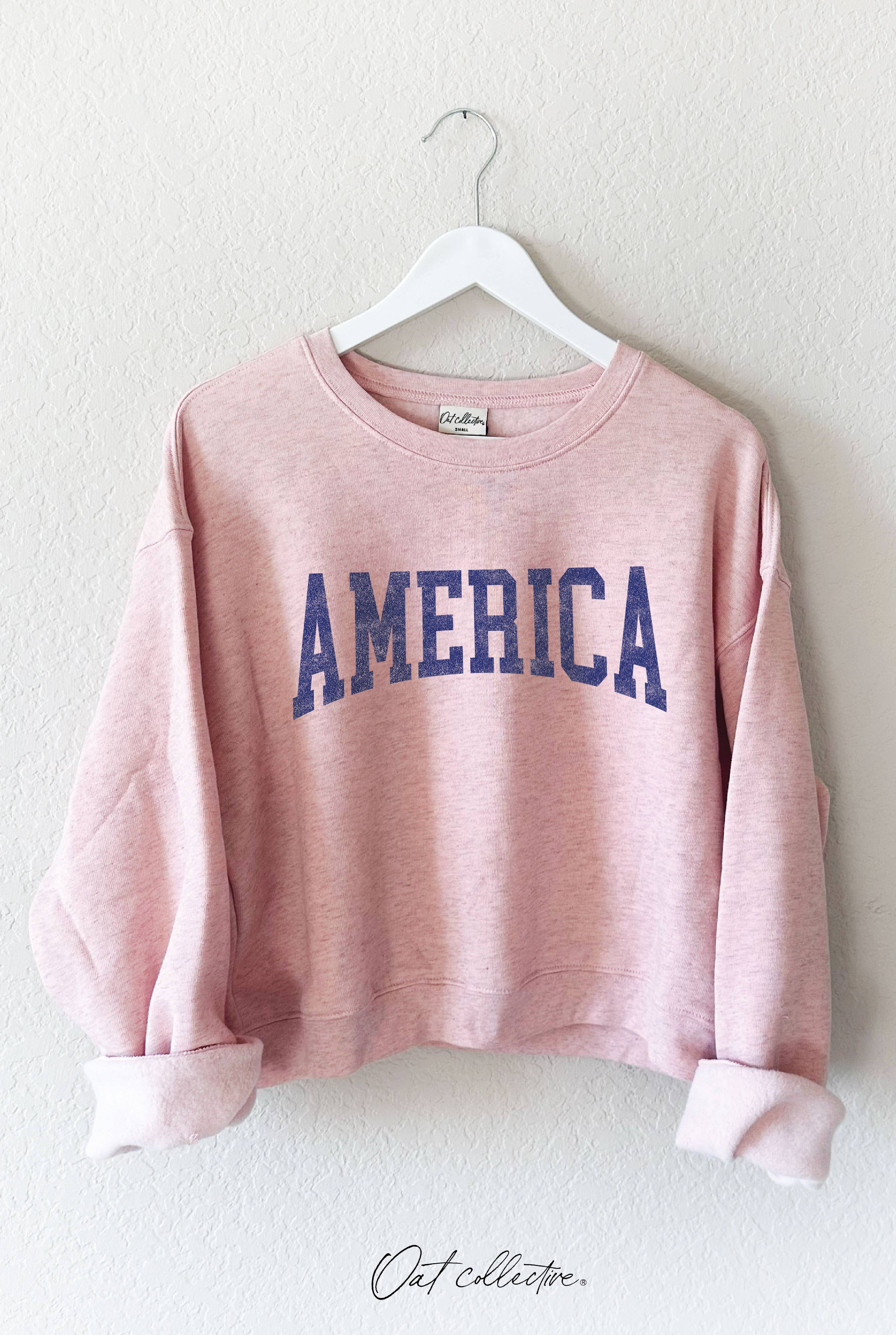 America Mid Graphic Sweatshirt T-Shirts, Hoodie | PodTeesHub.com
