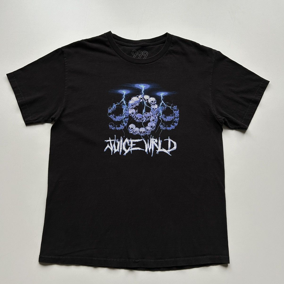 Rap Tees X Vintage Vintage 999 Club Juice World Graphic T Shirt Large Rare Hoodie, Sweatshirt | PodTeesHub.com