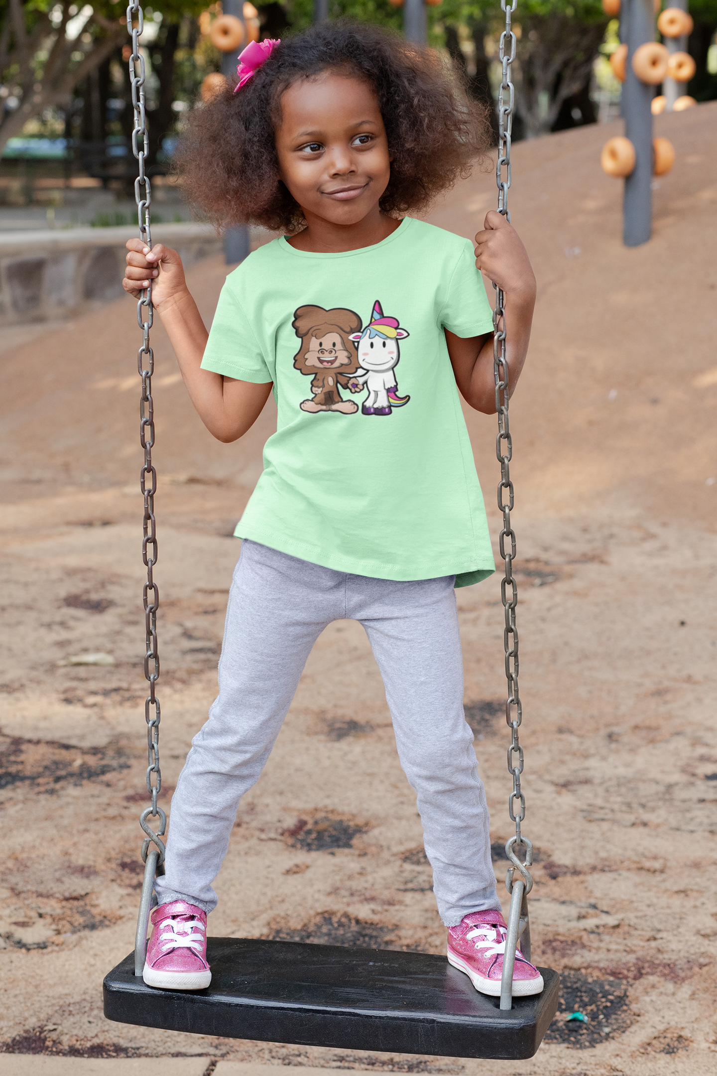 Sammie Squatch "Sammie & Spike" Tshirt (Mint Green) Hoodie, Sweatshirt | PodTeesHub.com