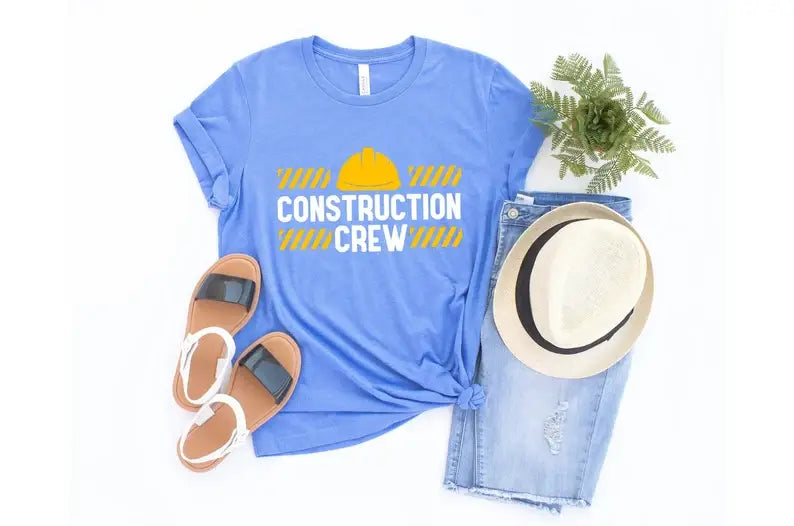 Construction Crew T-Shirt Hoodie, Sweatshirt | PodTeesHub.com
