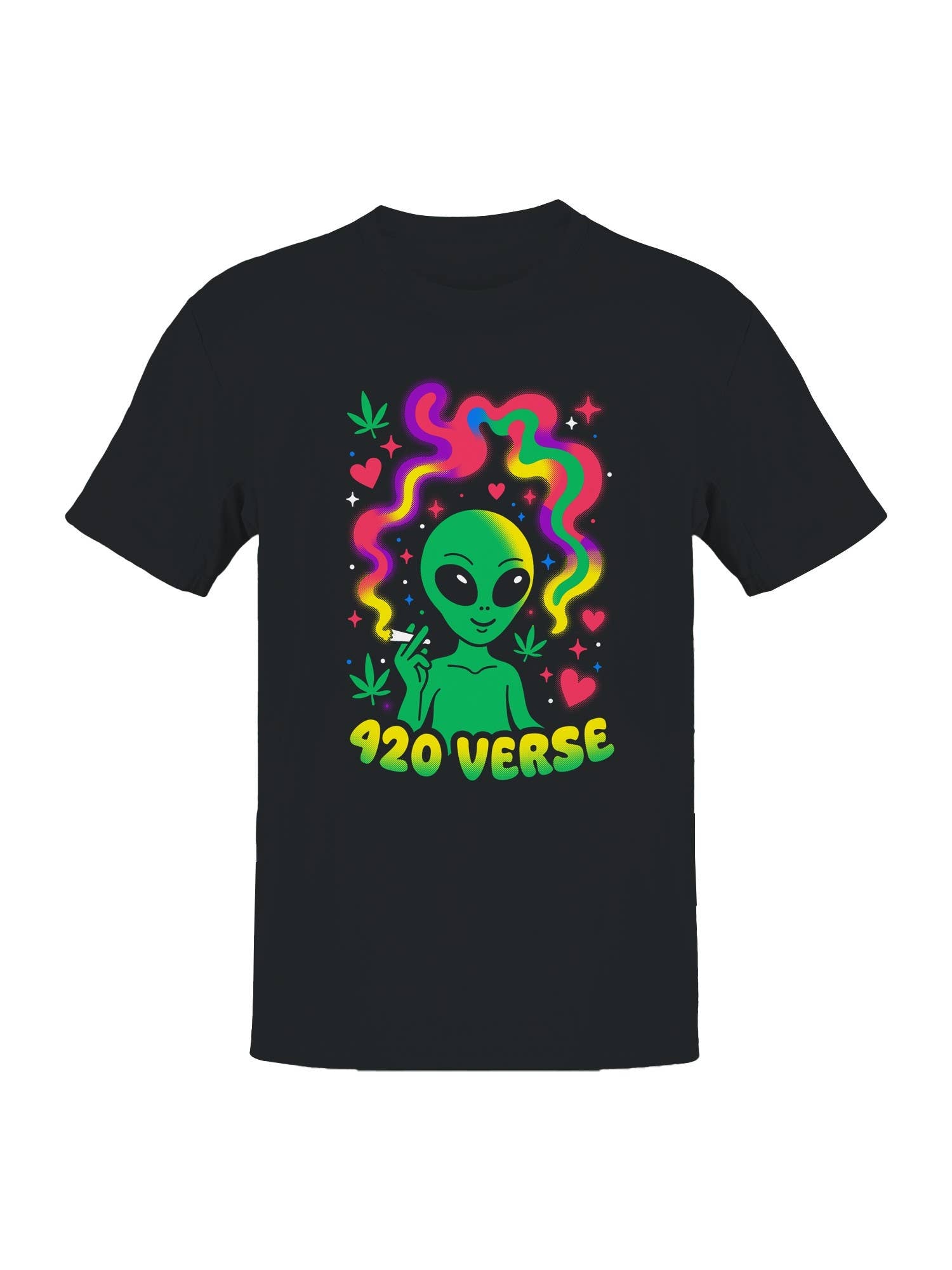 420 Verse Alien Art Design Men's T-Shirt Hoodie, Sweatshirt | PodTeesHub.com