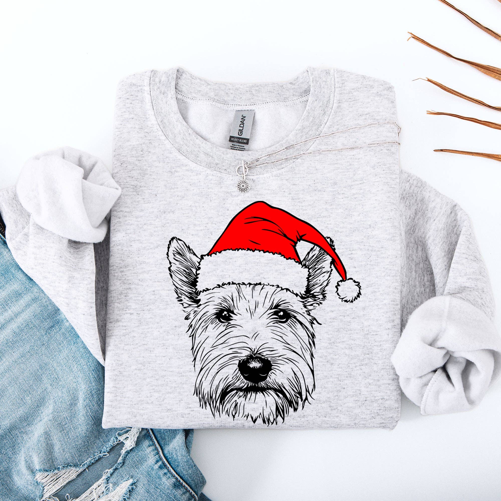 Westie, West Highland White Terrier Christmas Pet Sweatshirt T-Shirts, Hoodie | PodTeesHub.com