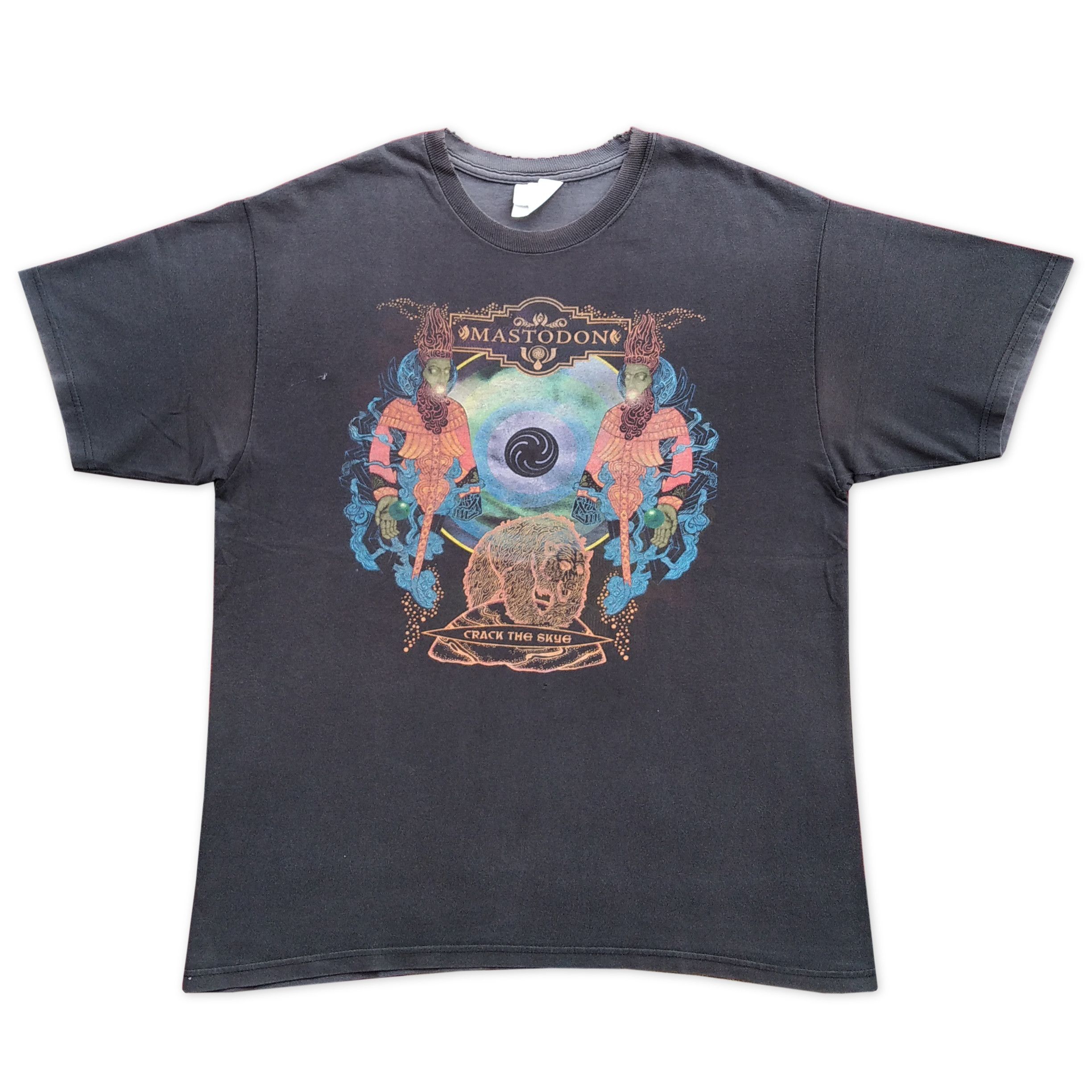 Band Tees Vintage 00 S Mastodon Crack The Skye Thrashed T Shirt Hoodie, Sweatshirt | PodTeesHub.com