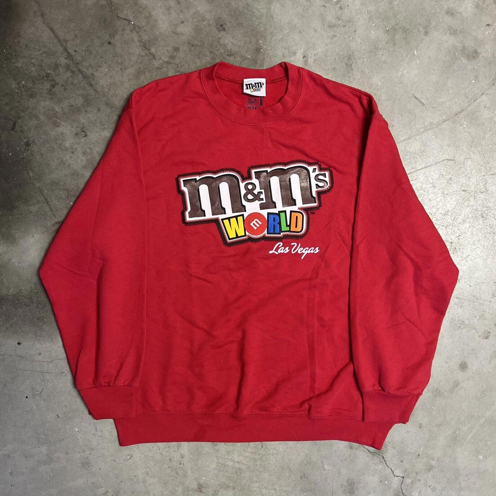 Vintage Y2k 2000s M M S World Las Vegas Puff Print Graphic Crewneck T-Shirts, Hoodie, Sweatshirt | PodTeesHub.com