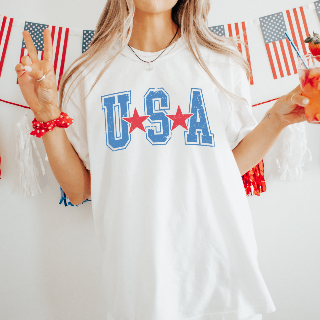 USA 4th of July Tee - Summer Western American Graphic Tee Hoodie, Sweatshirt | PodTeesHub.com