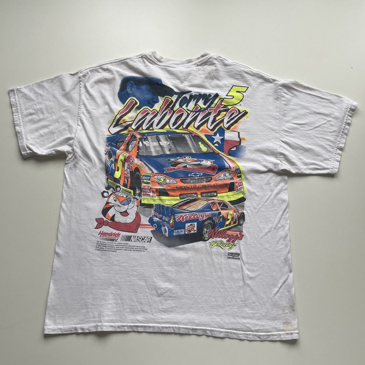 Vintage 90s Y2k Nascar Kellogg Tony Tiger Shirt T-Shirts, Hoodie, Sweatshirt