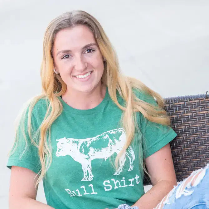Bull Shirt Grass Green Sale T-Shirt Hoodie, Sweatshirt | PodTeesHub.com