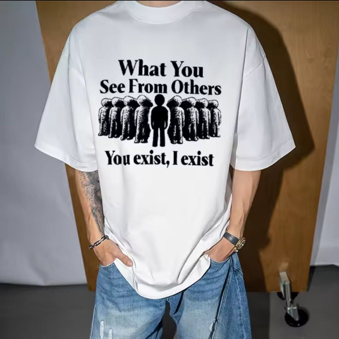 Japanese Brand Streetwear Y2k Vintage Swag Qoute Print Washed T Shirt Punk Hoodie, Sweatshirt | PodTeesHub.com