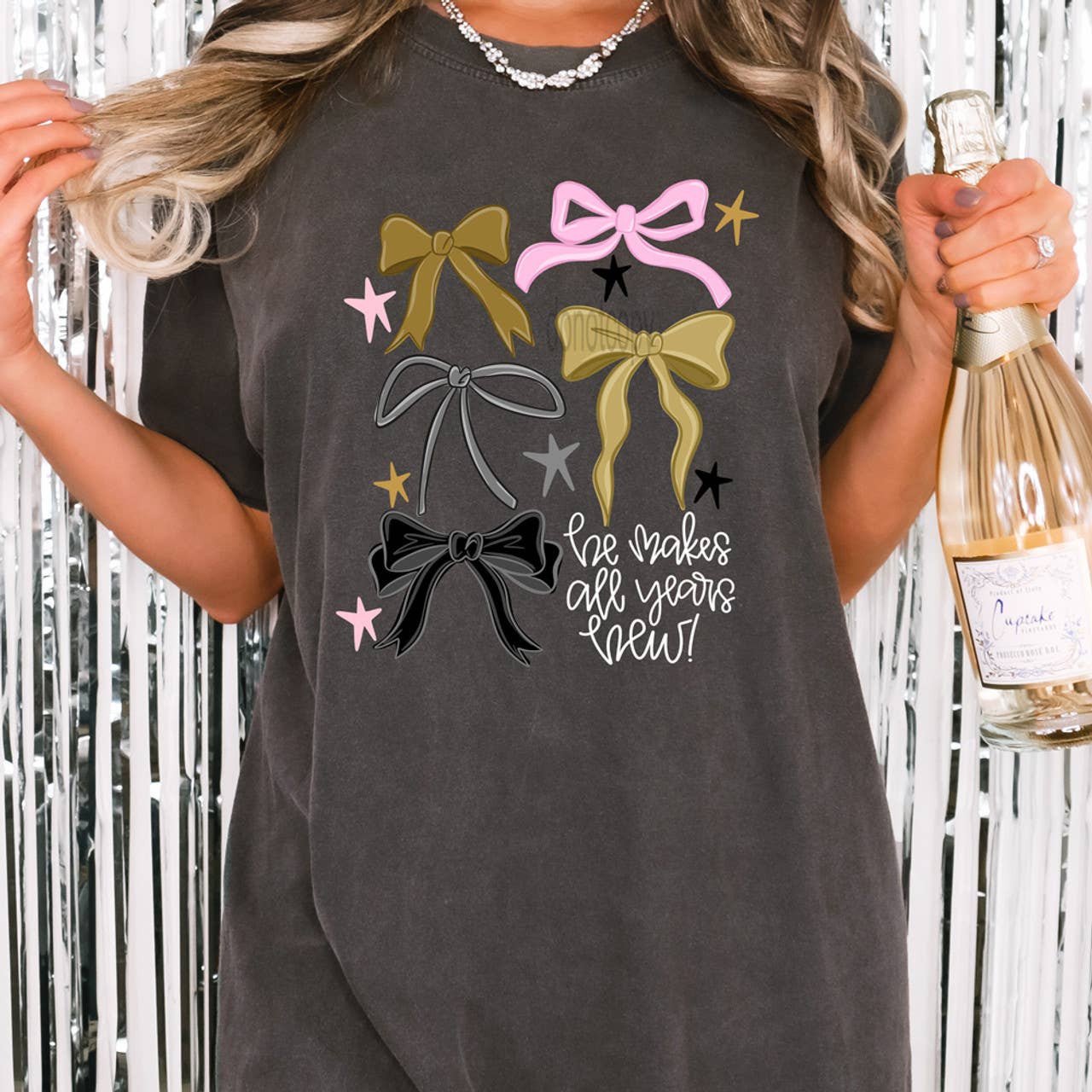 He Makes All Things New Nye Bows Tee Hoodie, Sweatshirt | PodTeesHub.com