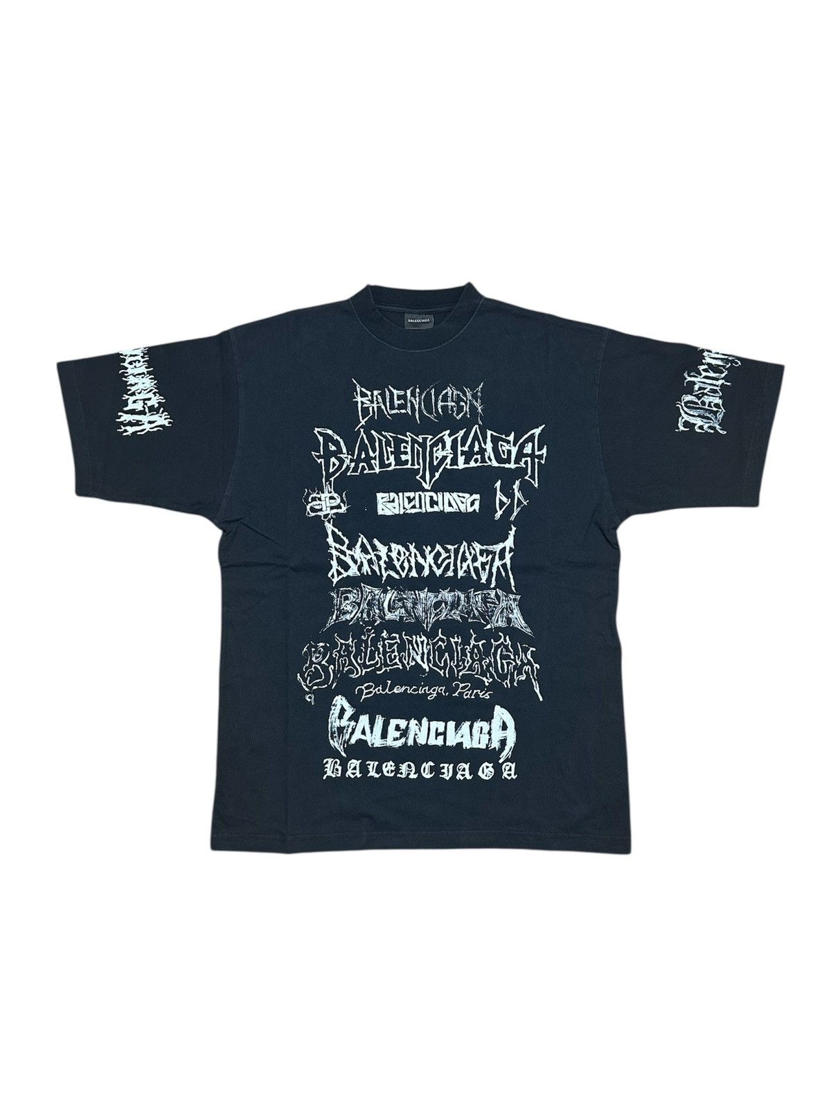 Balenciaga Metal Diy Logo Shirt Black S New Hoodie, Sweatshirt | PodTeesHub.com