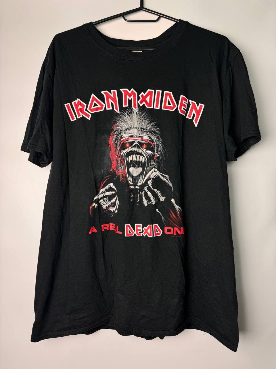 Maiden Vintage Iron Maiden A Real Dead One T Shirt Size L Hoodie, Sweatshirt | PodTeesHub.com