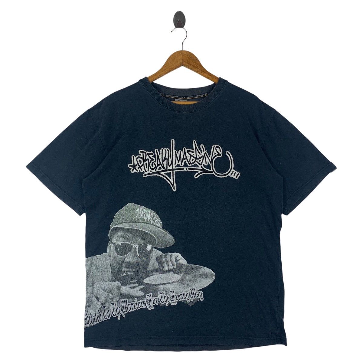 Vintage Freaky Massive Hip Hop Printed Tee Hoodie, Sweatshirt | PodTeesHub.com