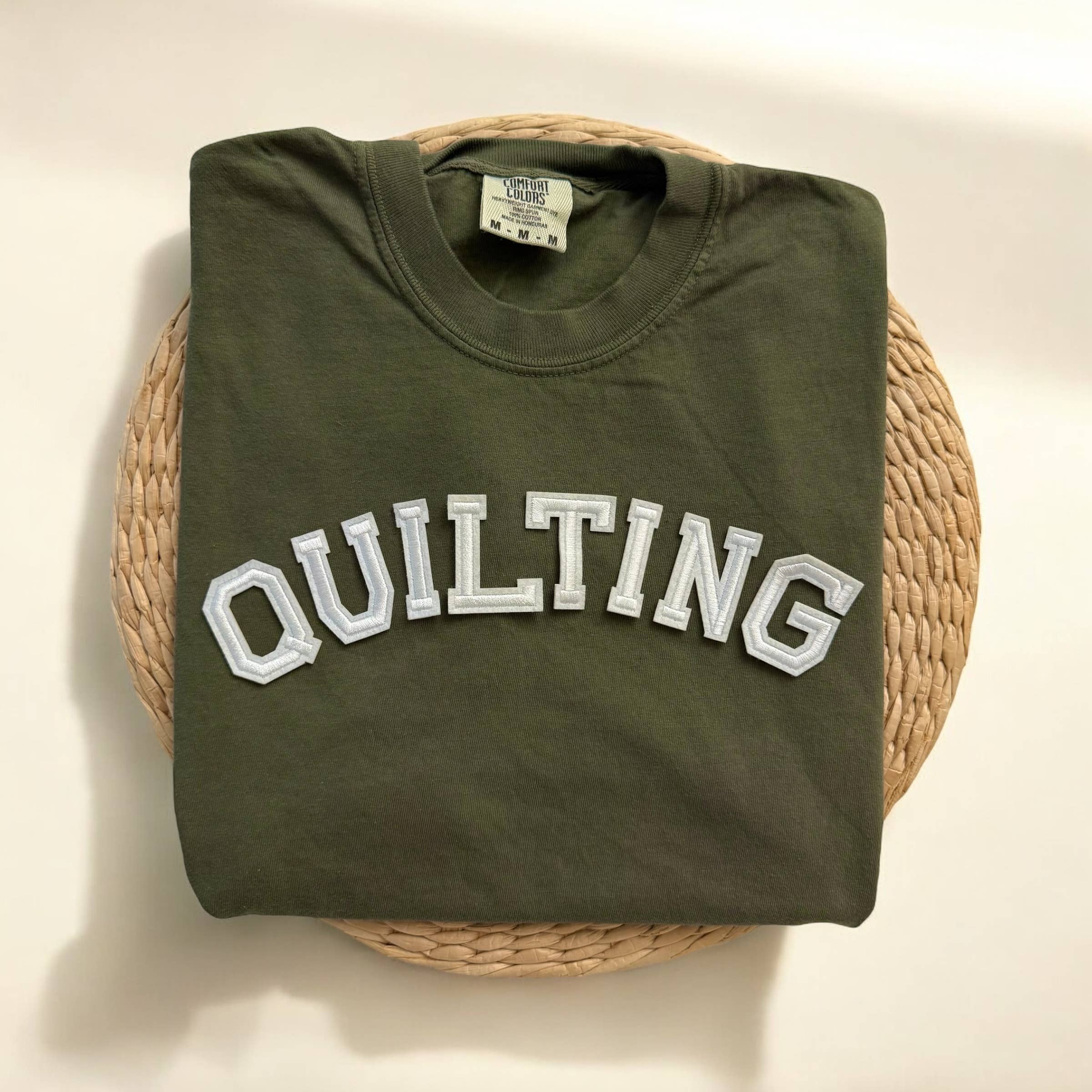 Quilting Comfort Colors Short Sleeve Shirt Hoodie, Sweatshirt | PodTeesHub.com