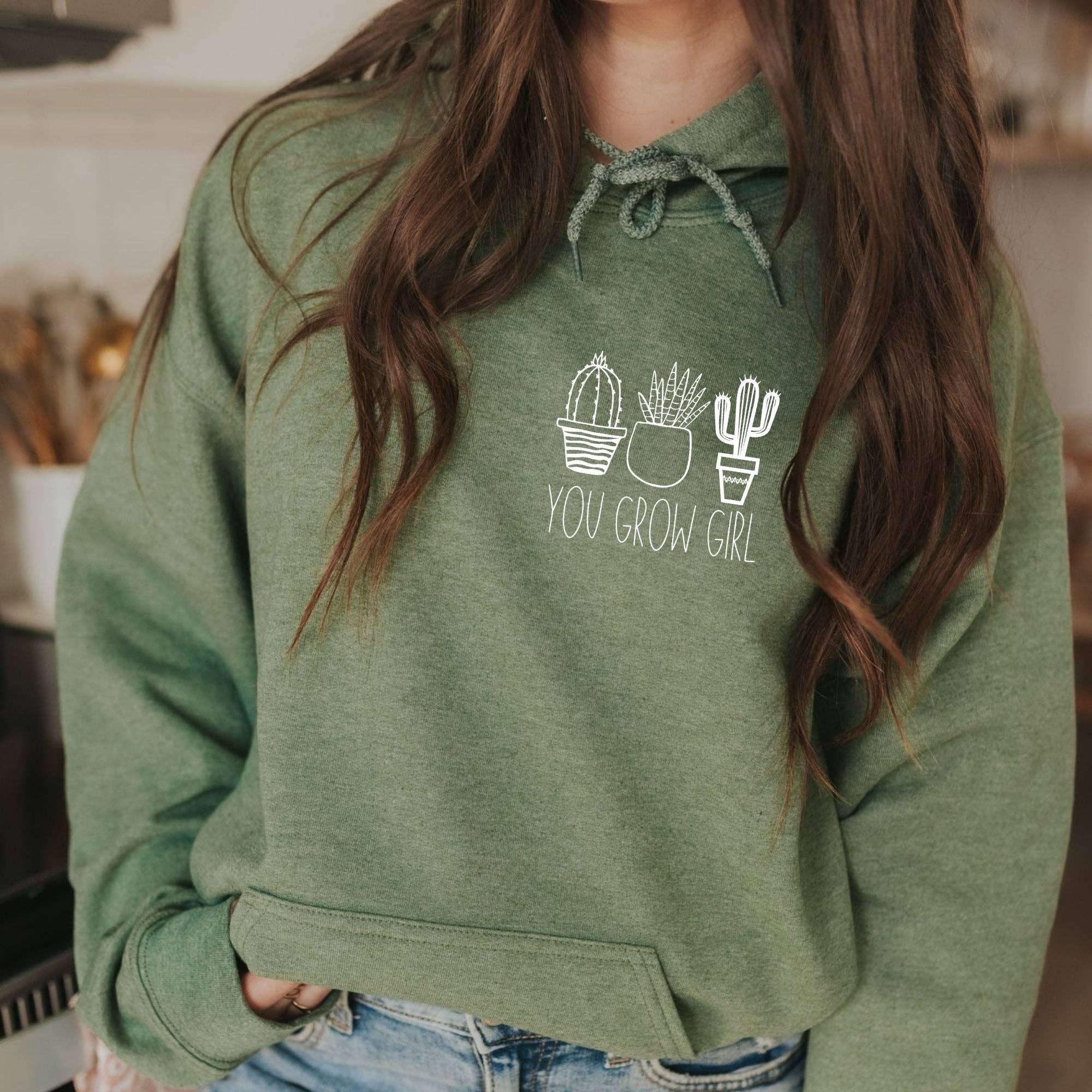 You Grow Girl Unisex Houseplant Sweatshirt T-Shirts, Hoodie | PodTeesHub.com