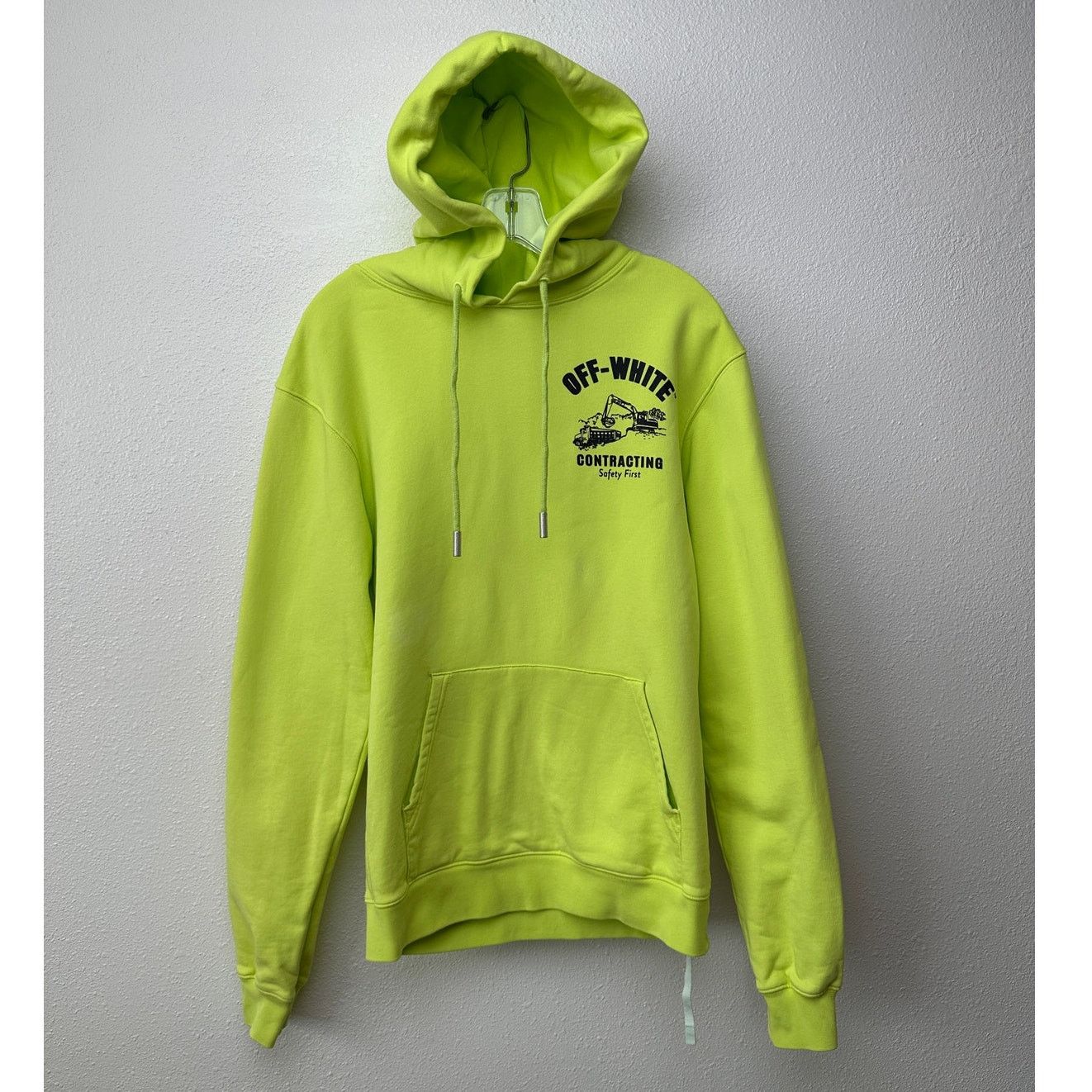 White Off White Contracting Lime Yellow S T-Shirts, Hoodie, Sweatshirt