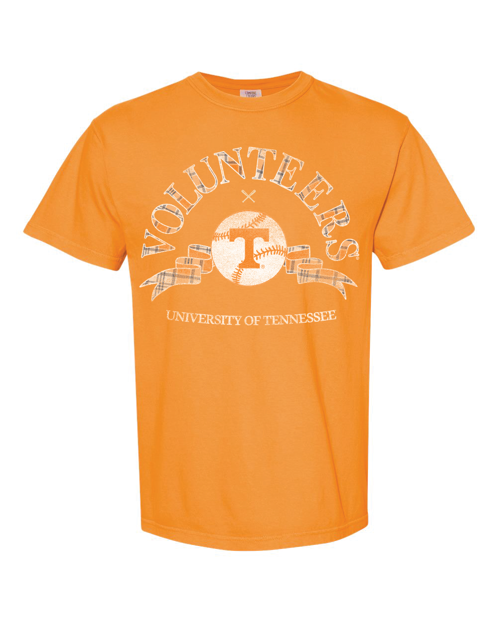 Tennessee Vols Heritage Baseball Orange Comfort Colors Tee Hoodie, Sweatshirt | PodTeesHub.com