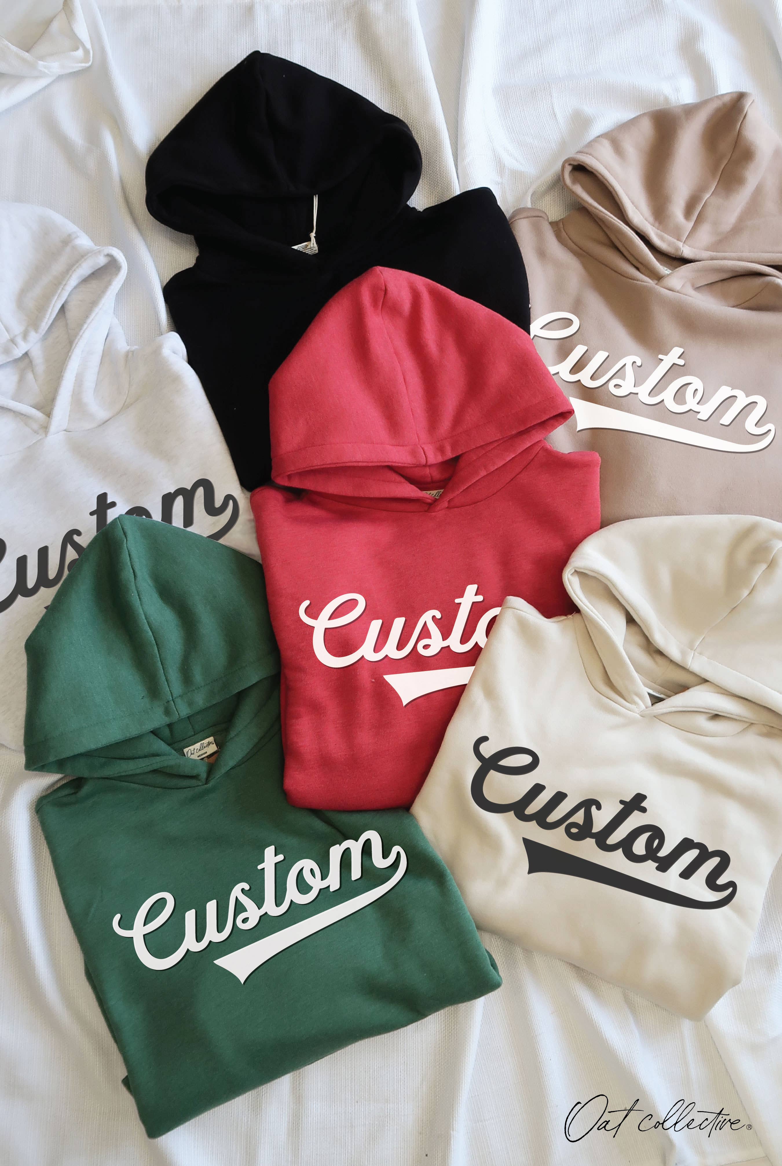 Custom Puff Varsity Hoodie Pullover Sweatshirt T-Shirts | PodTeesHub.com