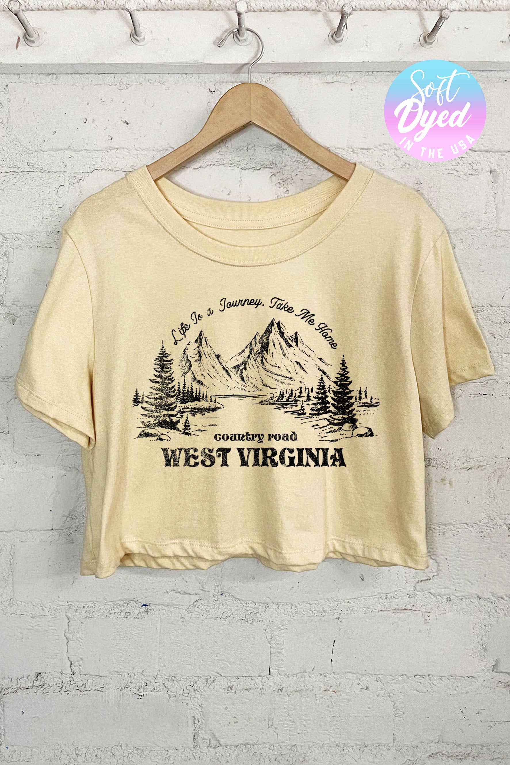 Country Road West Virginia Women's Screen Printed T-Shirt Hoodie, Sweatshirt | PodTeesHub.com