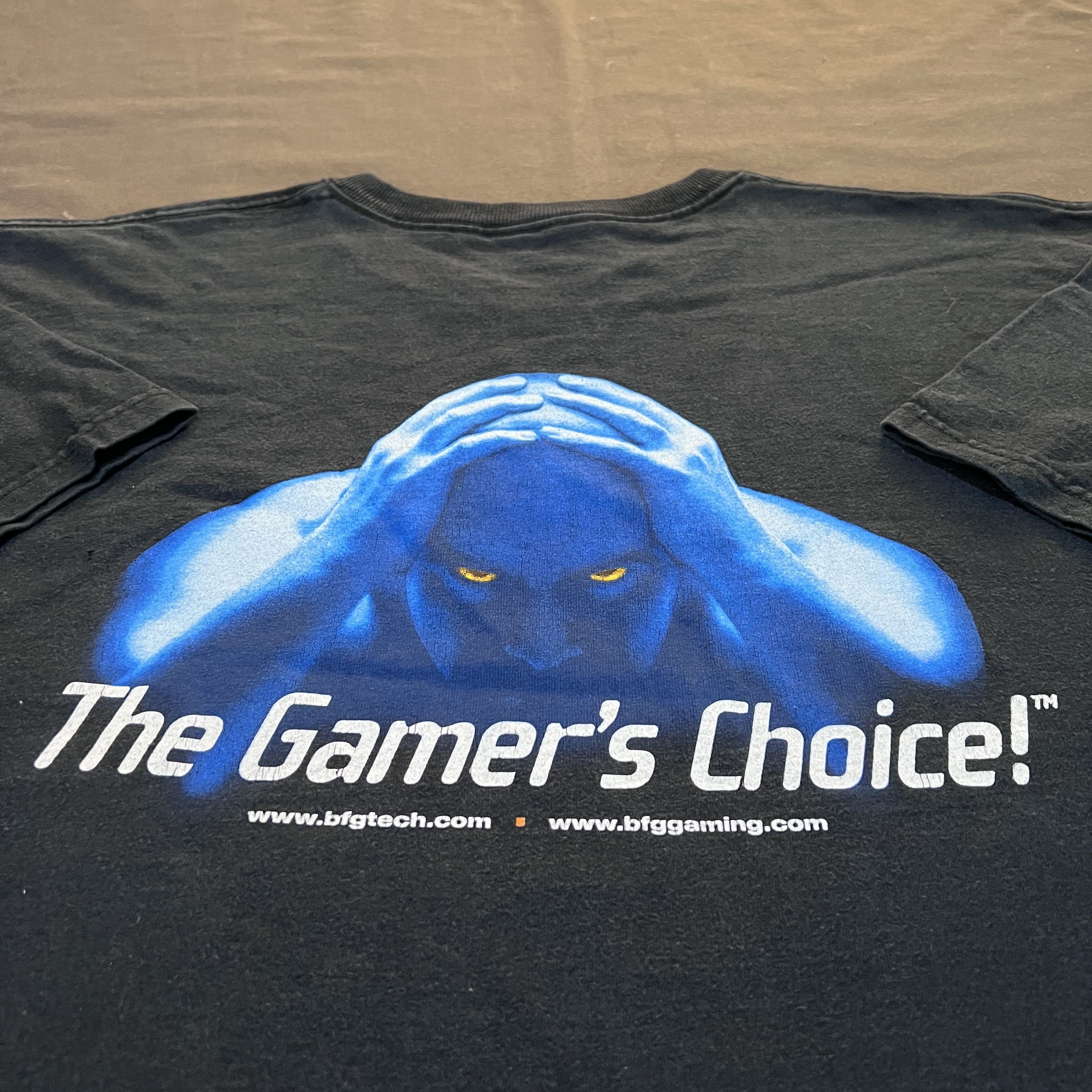 The Game Vintage Y2k Bfg Tech Video Game Promo Tee Xl Faded Hoodie, Sweatshirt | PodTeesHub.com