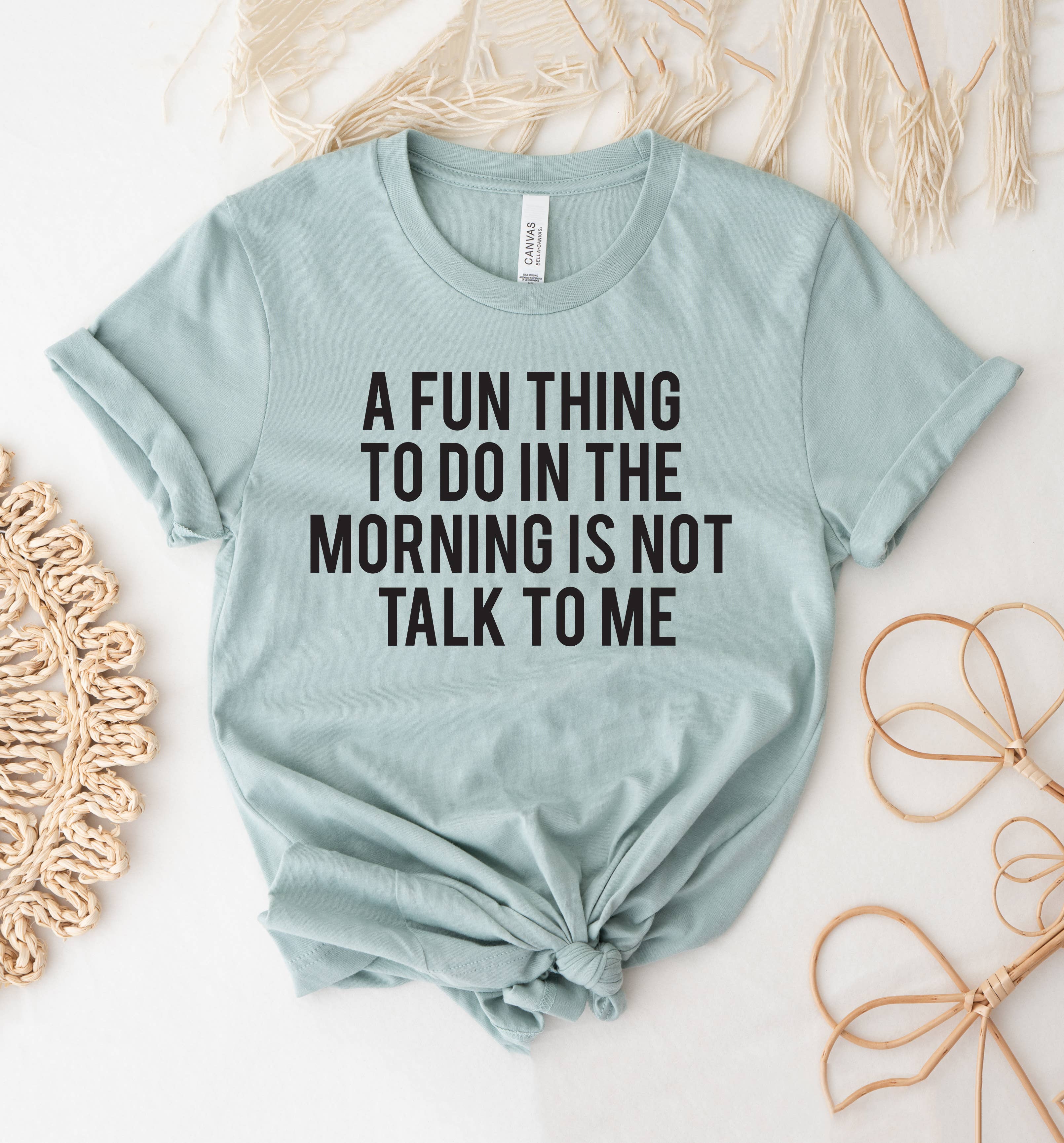 A Fun Thing To Do in the Morning T-Shirt Hoodie, Sweatshirt | PodTeesHub.com