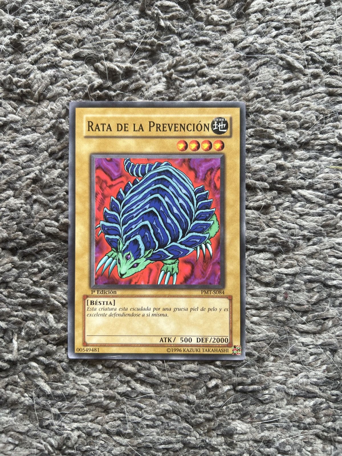 Vintage 1996 Konami Yu Gi Oh Rata De La Prevencion Card T-Shirts, Hoodie, Sweatshirt