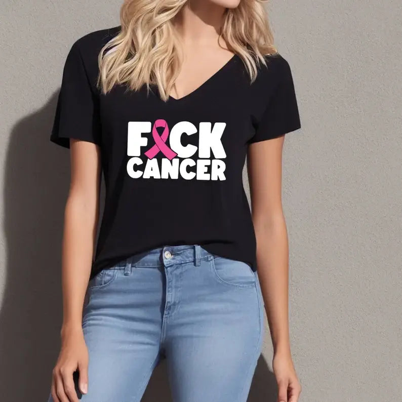 Fuck Cancer T-Shirt, Cancer Survivor Gift, Awareness Shirt Hoodie, Sweatshirt | PodTeesHub.com
