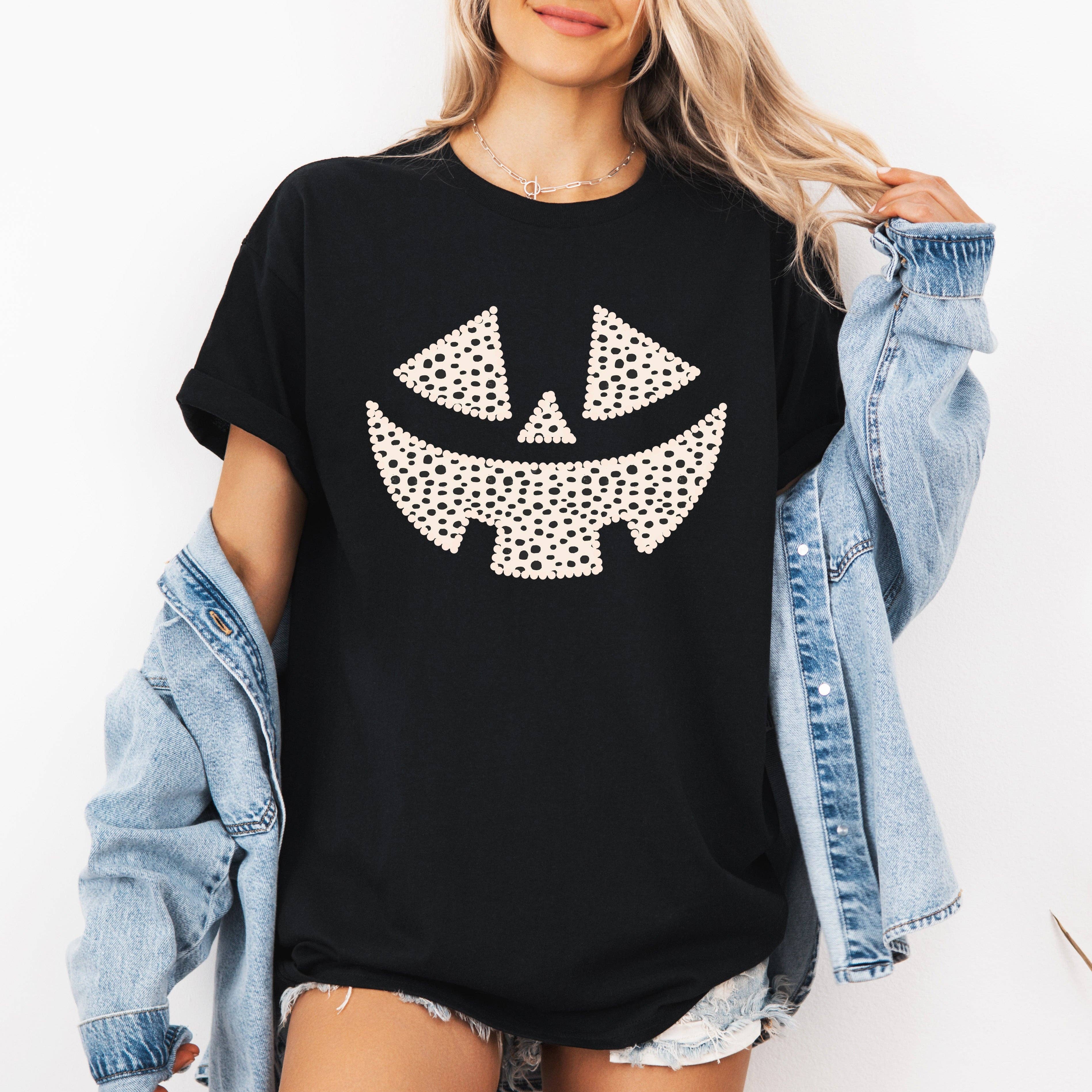 Jack-O-Lantern, Dalmatian Print, Halloween, Tshirt Hoodie, Sweatshirt | PodTeesHub.com