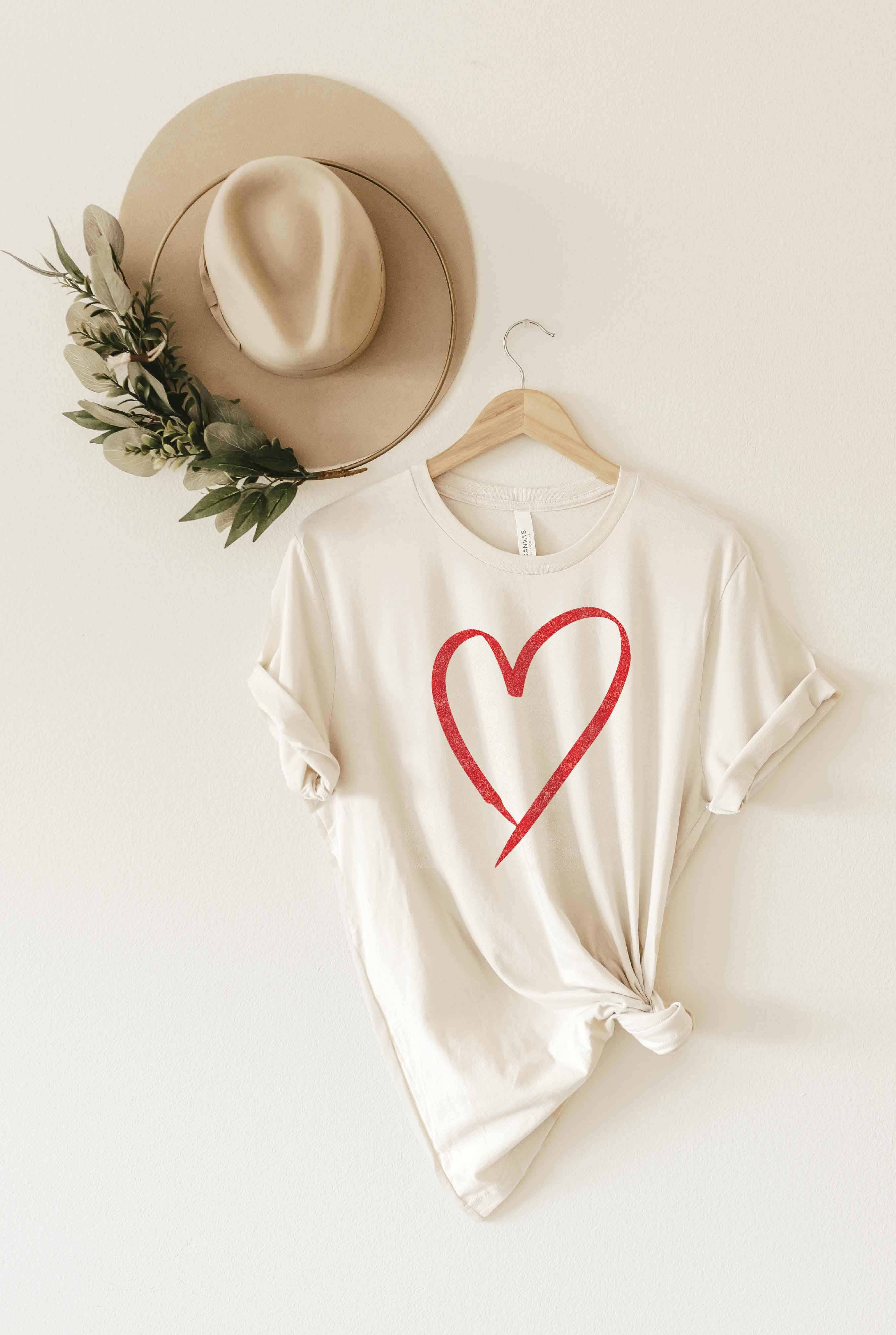 Heart Graphic T-Shirt Hoodie, Sweatshirt | PodTeesHub.com