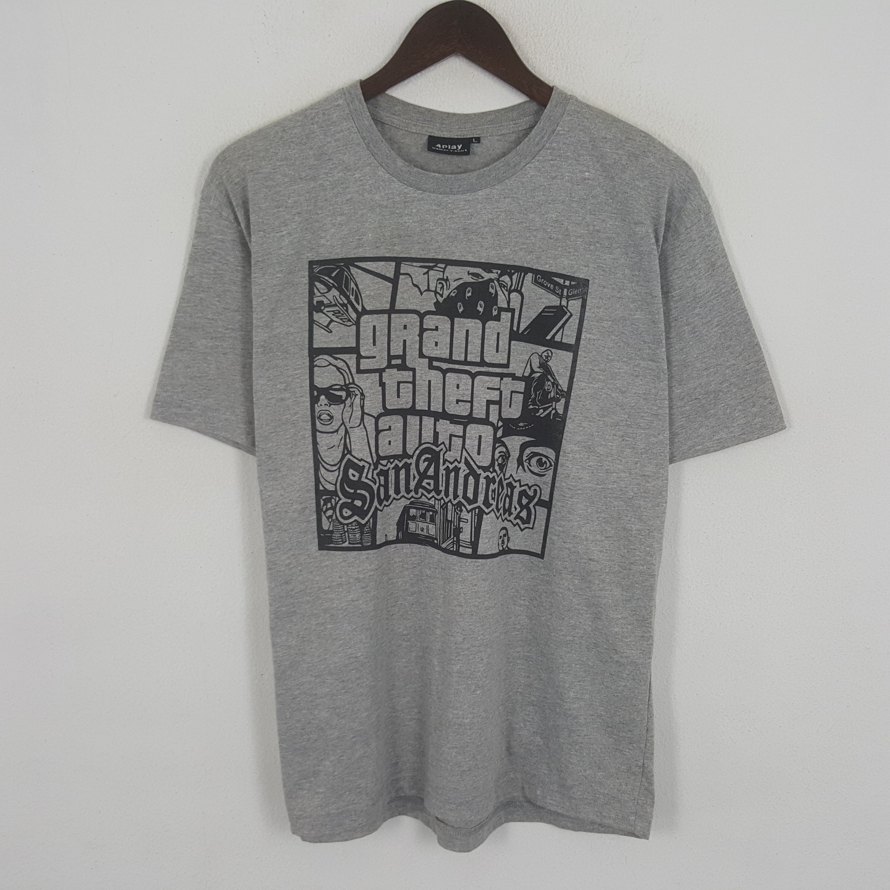 Vintage Gta Grand Theft Auto San Andreas Tshirt Hoodie, Sweatshirt | PodTeesHub.com