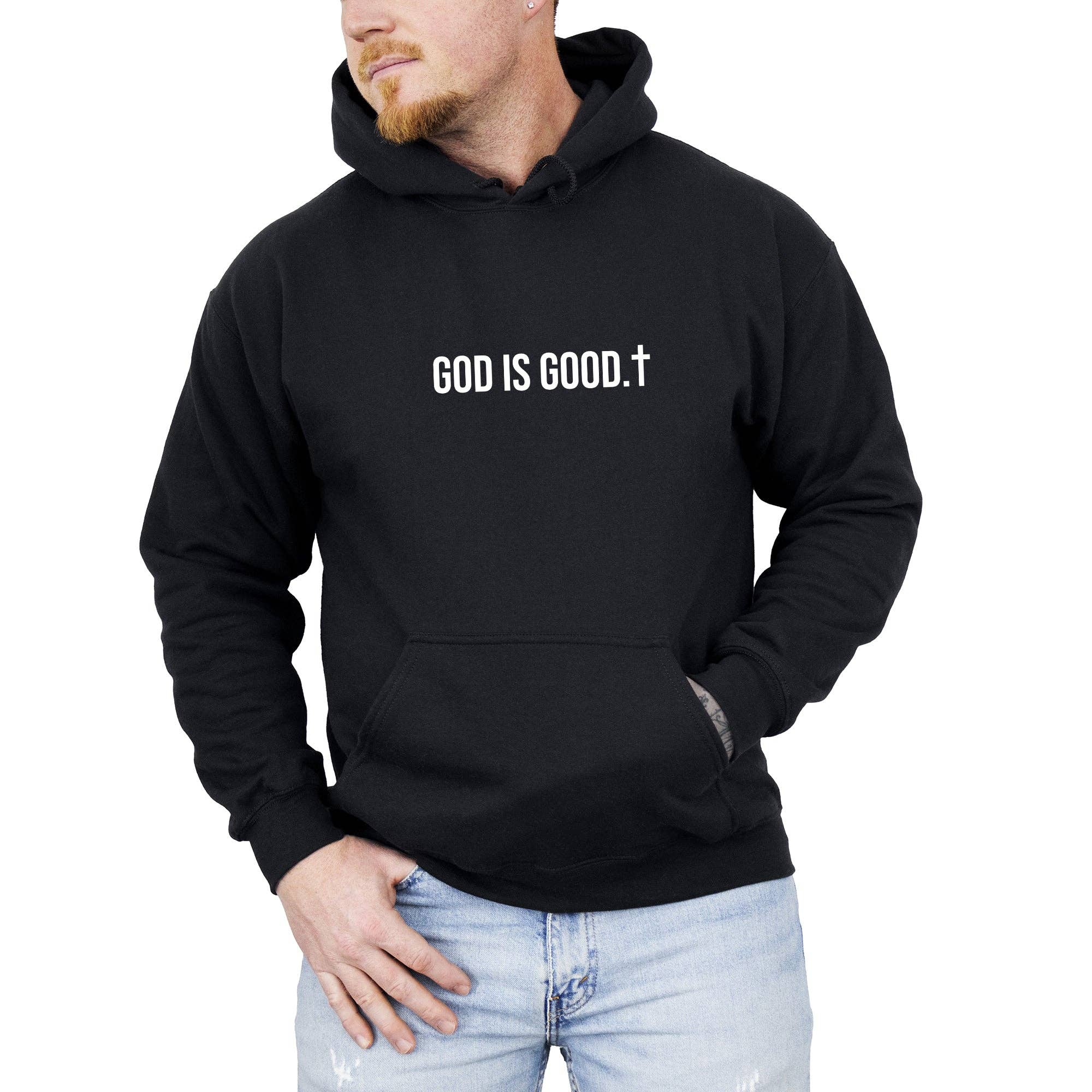 God Is Good, Minimalist, Christian, Religious, Gospel Hoodie T-Shirts, Sweatshirt | PodTeesHub.com